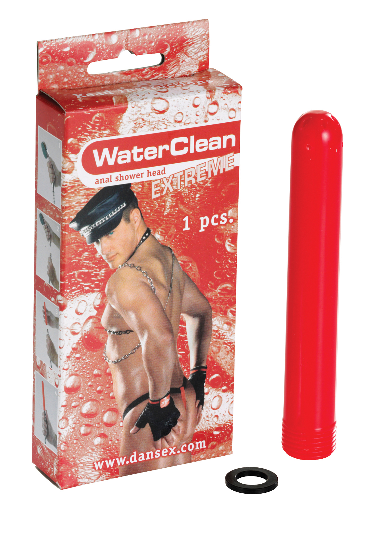 WaterClean Shower Head No Limit Extreme red (gay box)