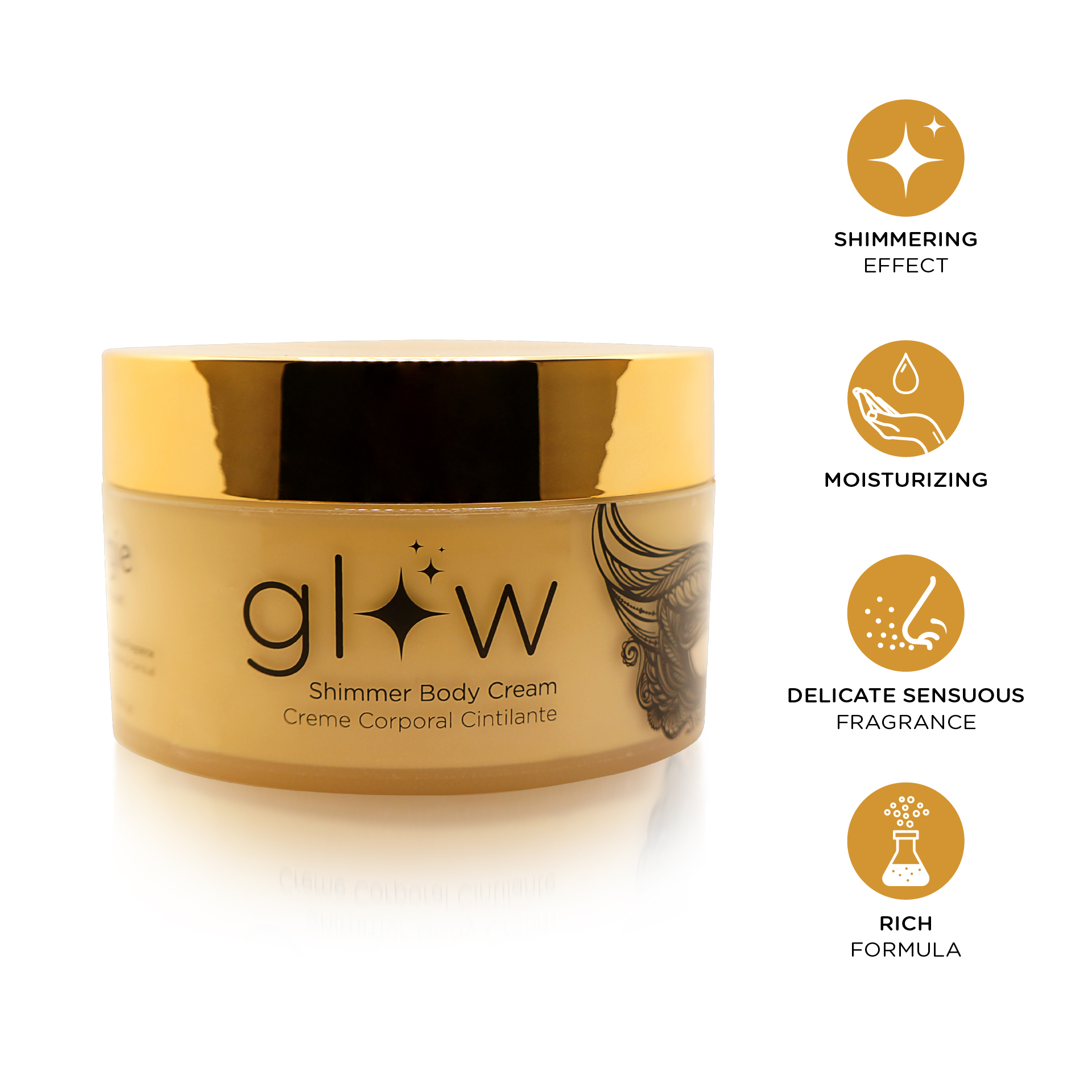 ORGIE Glow Shimmer Body Cream 250ml