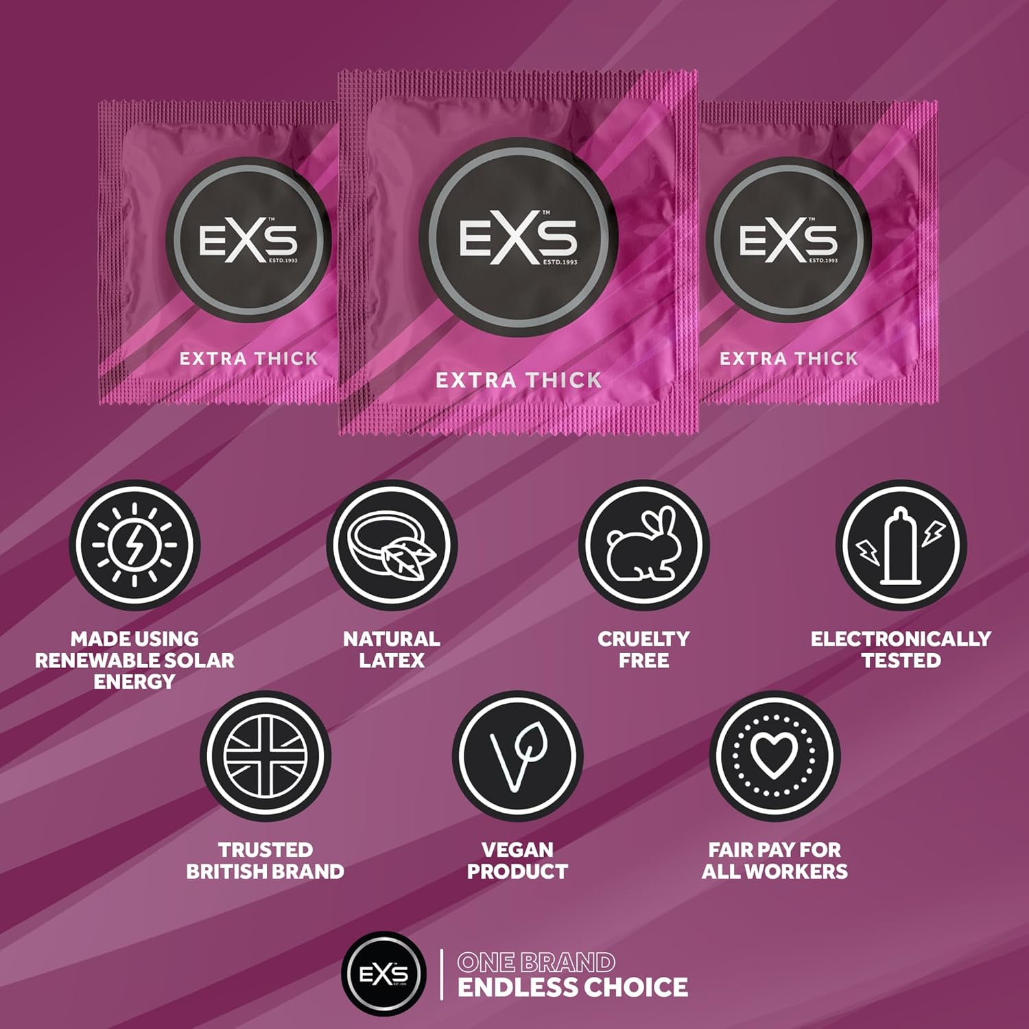 EXS Extra Thick condoms (12pcs)