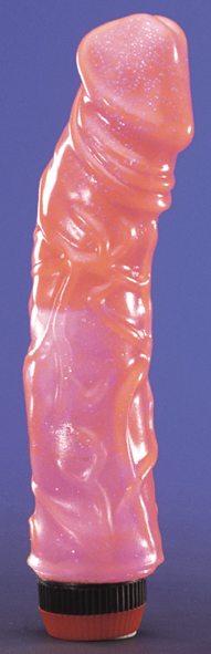 Jelly-Penisvibrator pink  22,5cm