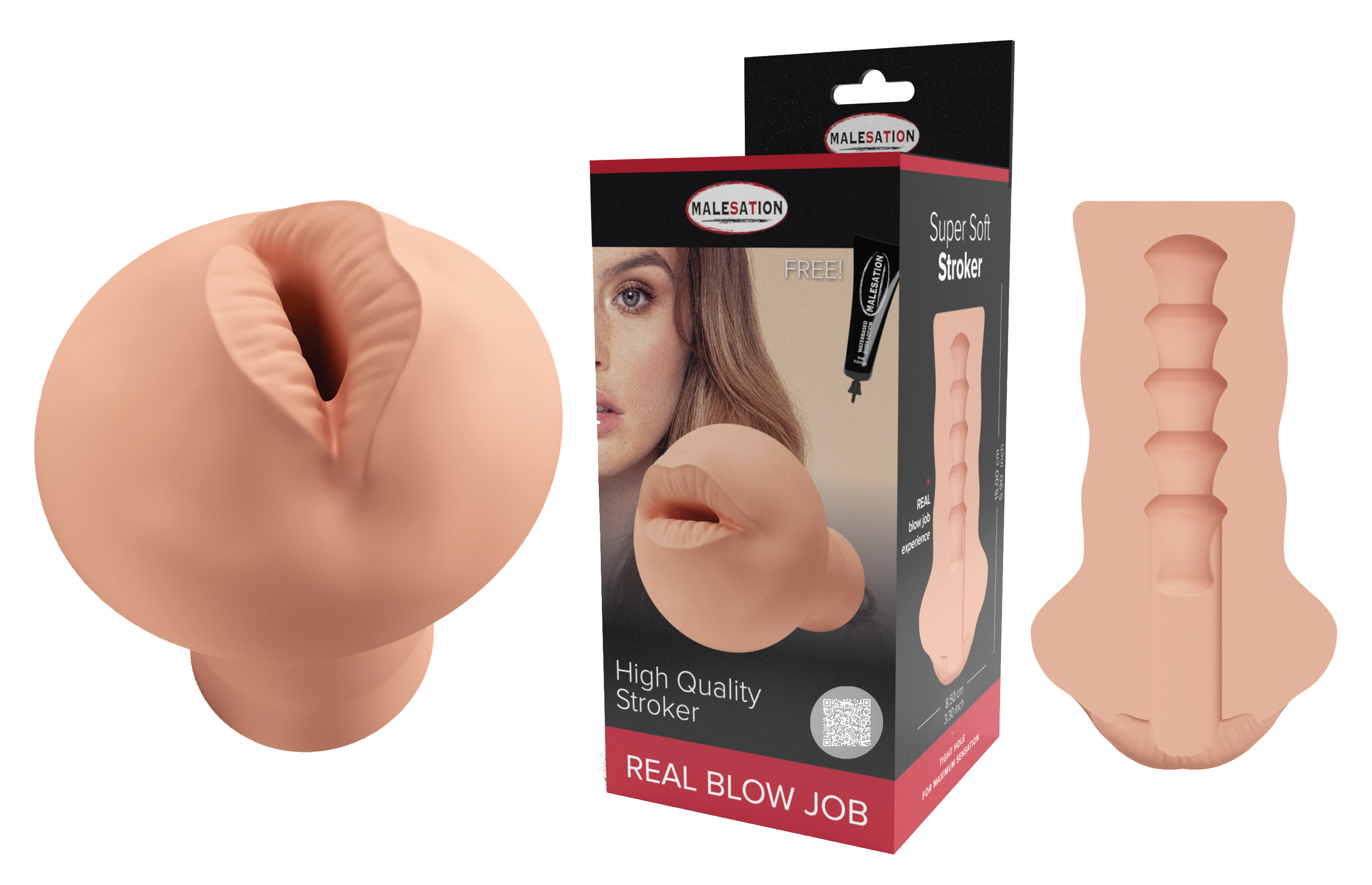 MALESATION Masturbator Real Blow Job Stroker
