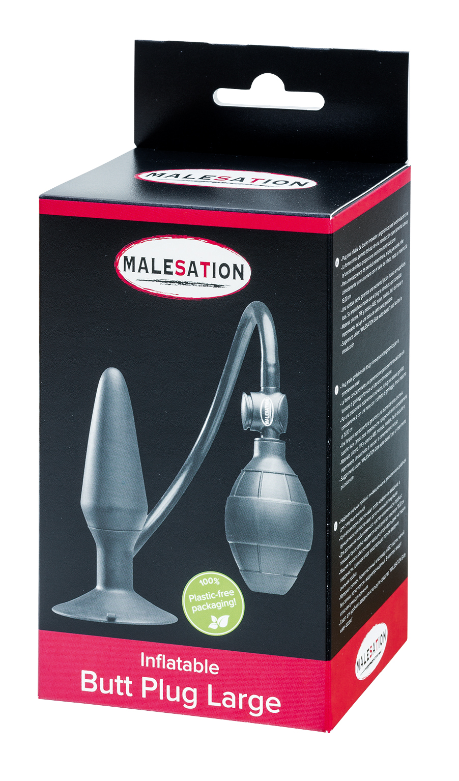 MALESATION Inflatable Butt Plug large