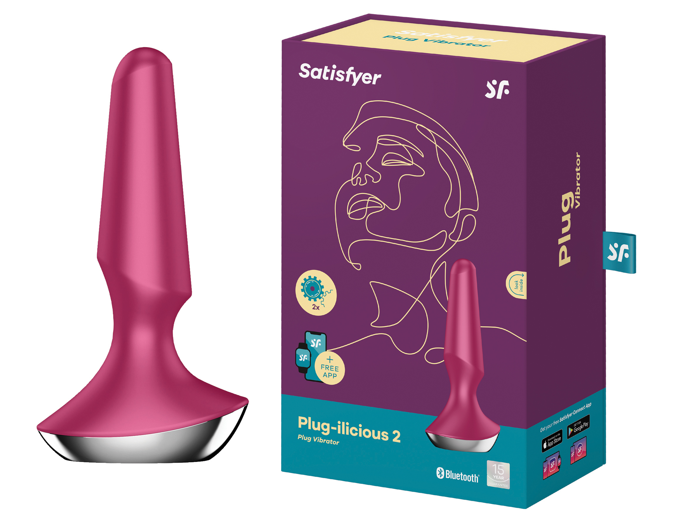 SATISFYER Plug-ilicious 2 berry