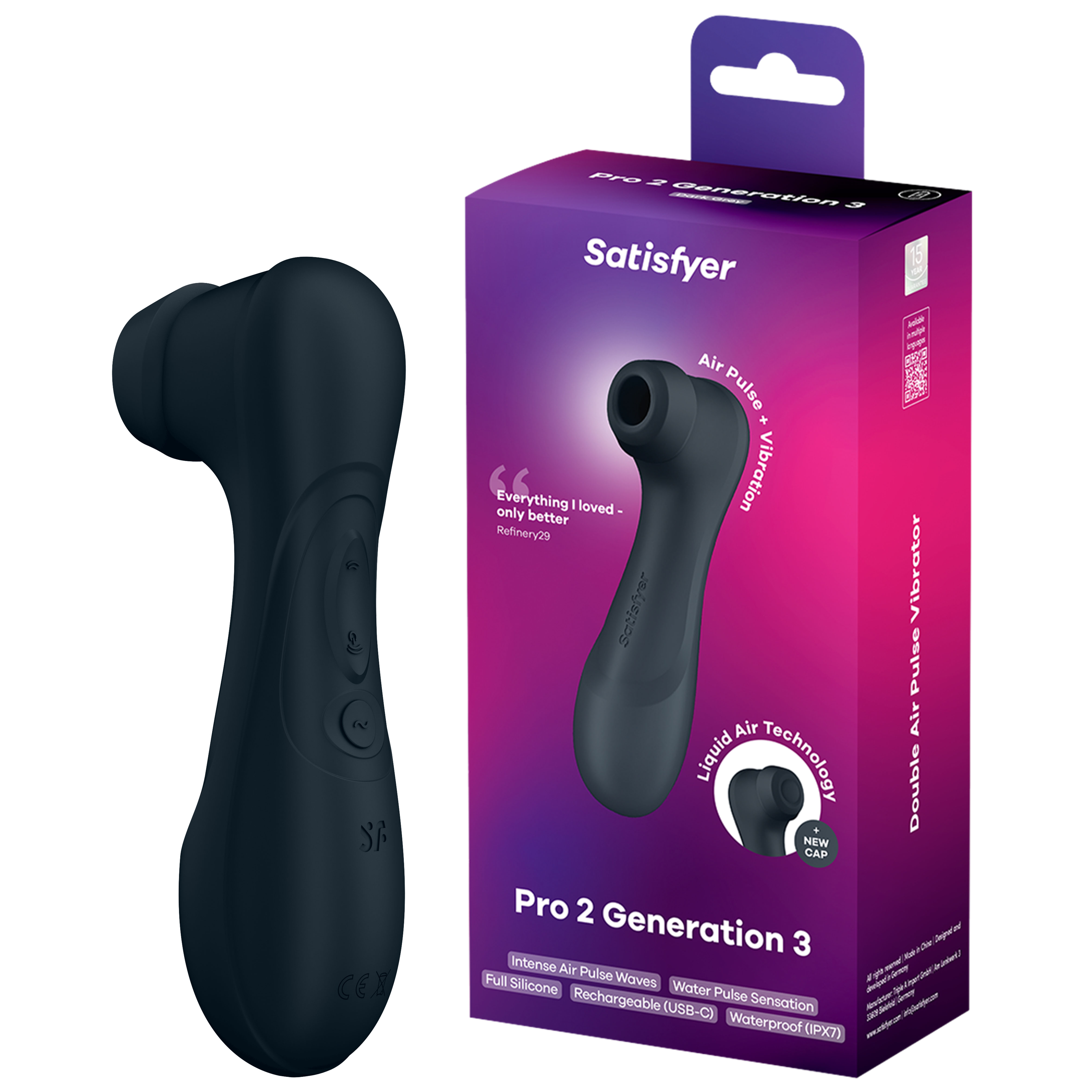 SATISFYER Pro 2 Generation 3 black