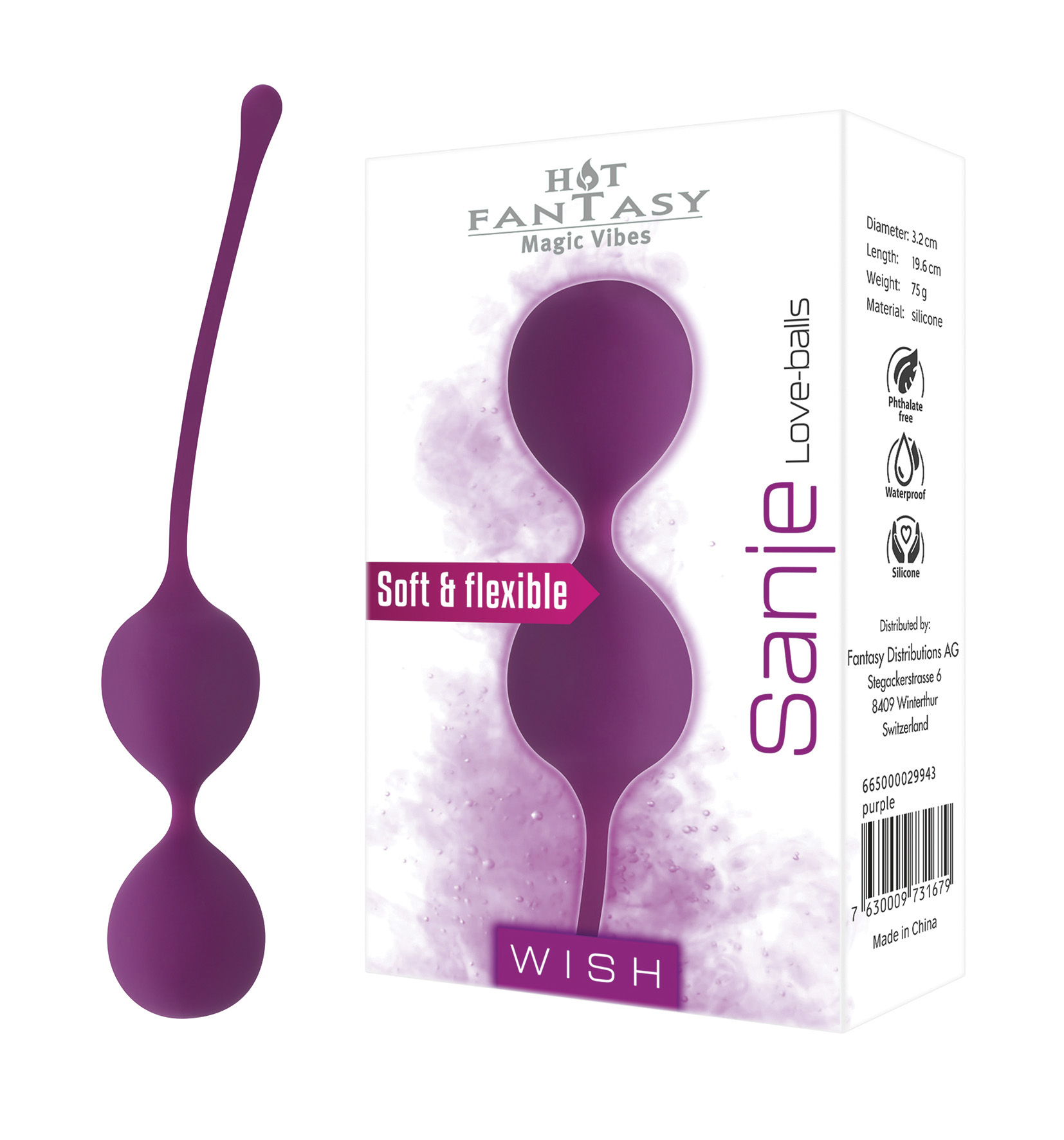 HOT FANTASY WISH Sanje Love-balls purple