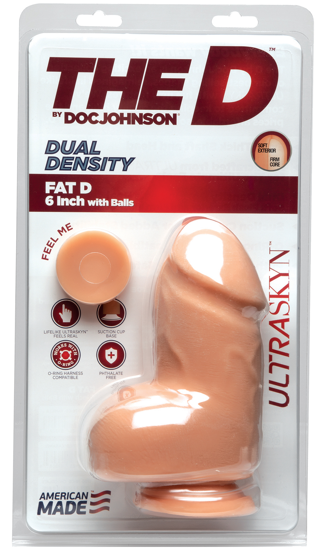 DOC JOHNSON The D Perfect D Dual Density 6' with Balls