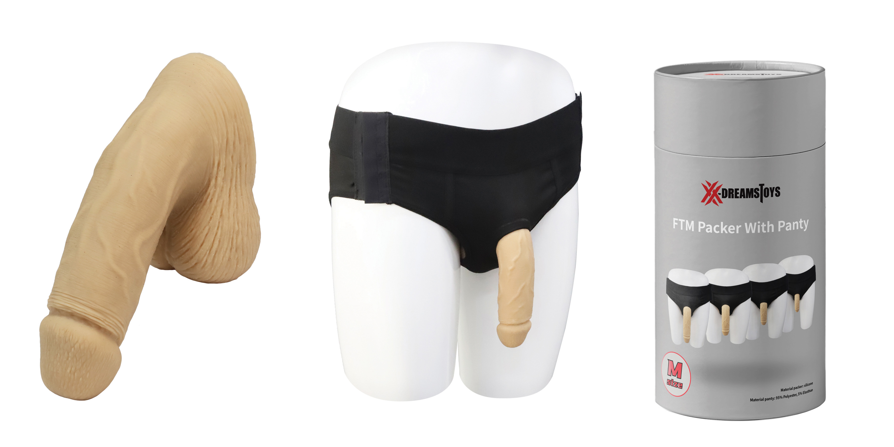 700000256481 XX-DREAMSTOYS FTM Packer with panty Size M