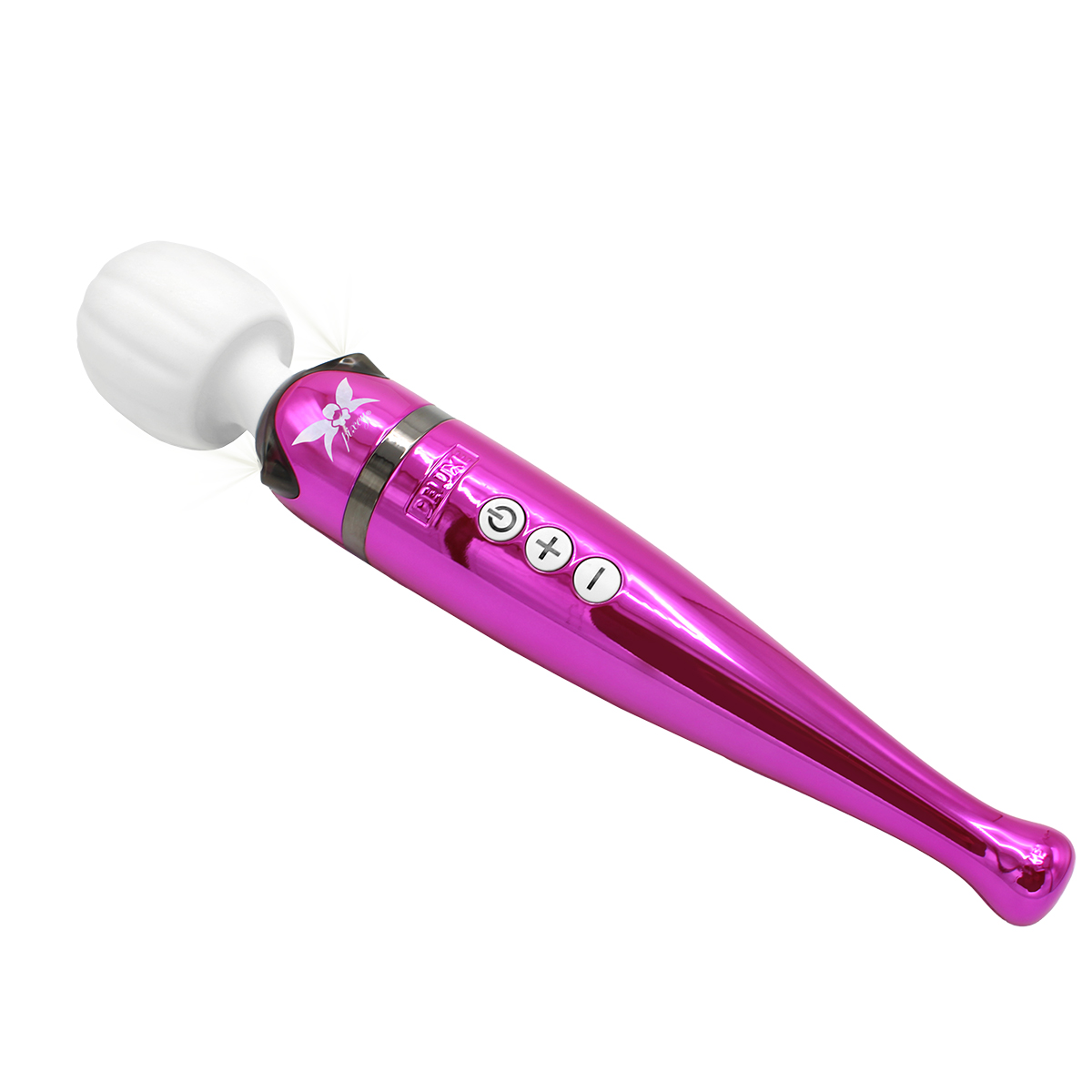 Pixey Deluxe Wand Massager pink chrome