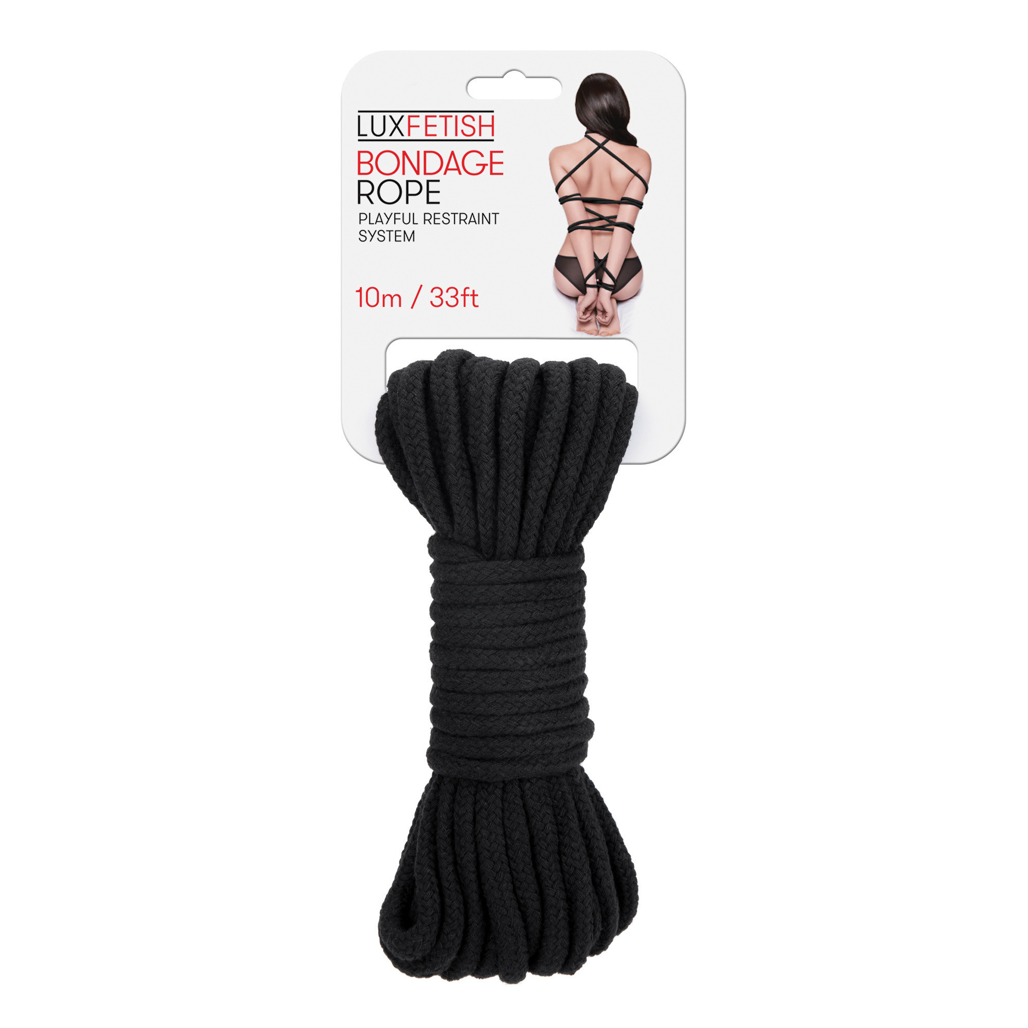 LUX FETISH Bondage Rope black 10M