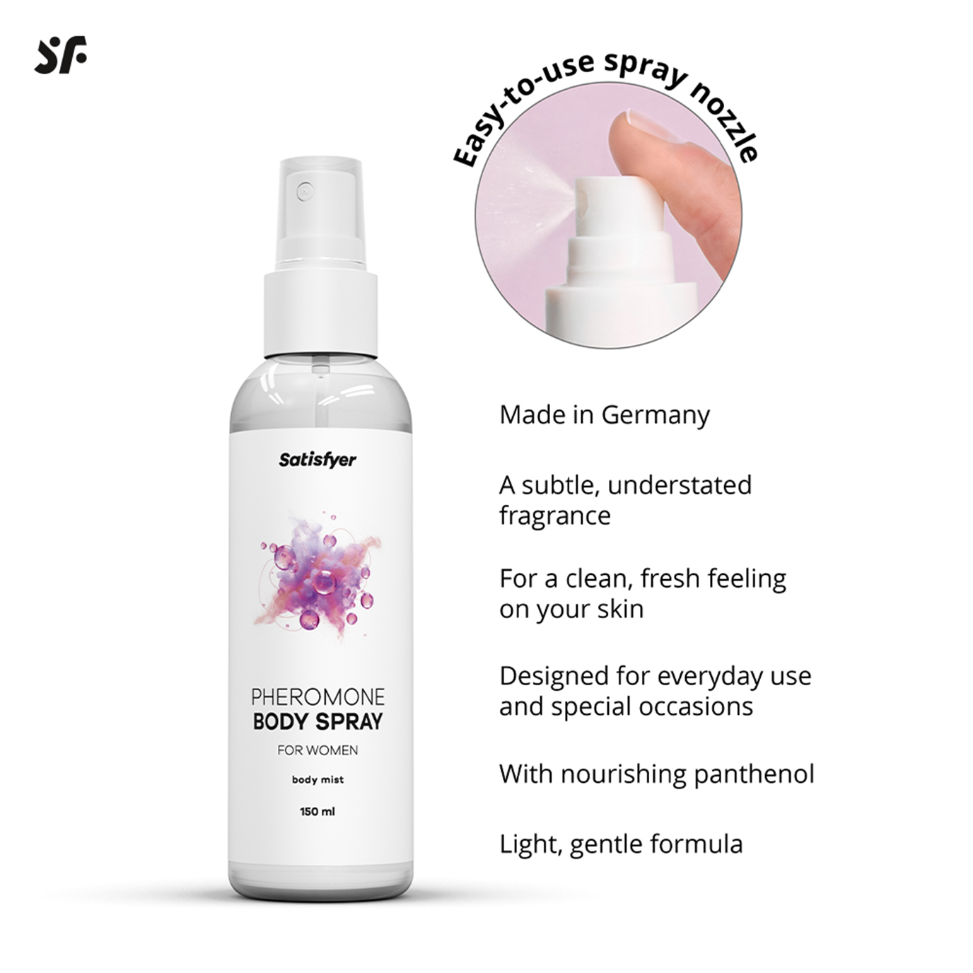 SATISFYER Pheromones Body Spray Women 150 ml