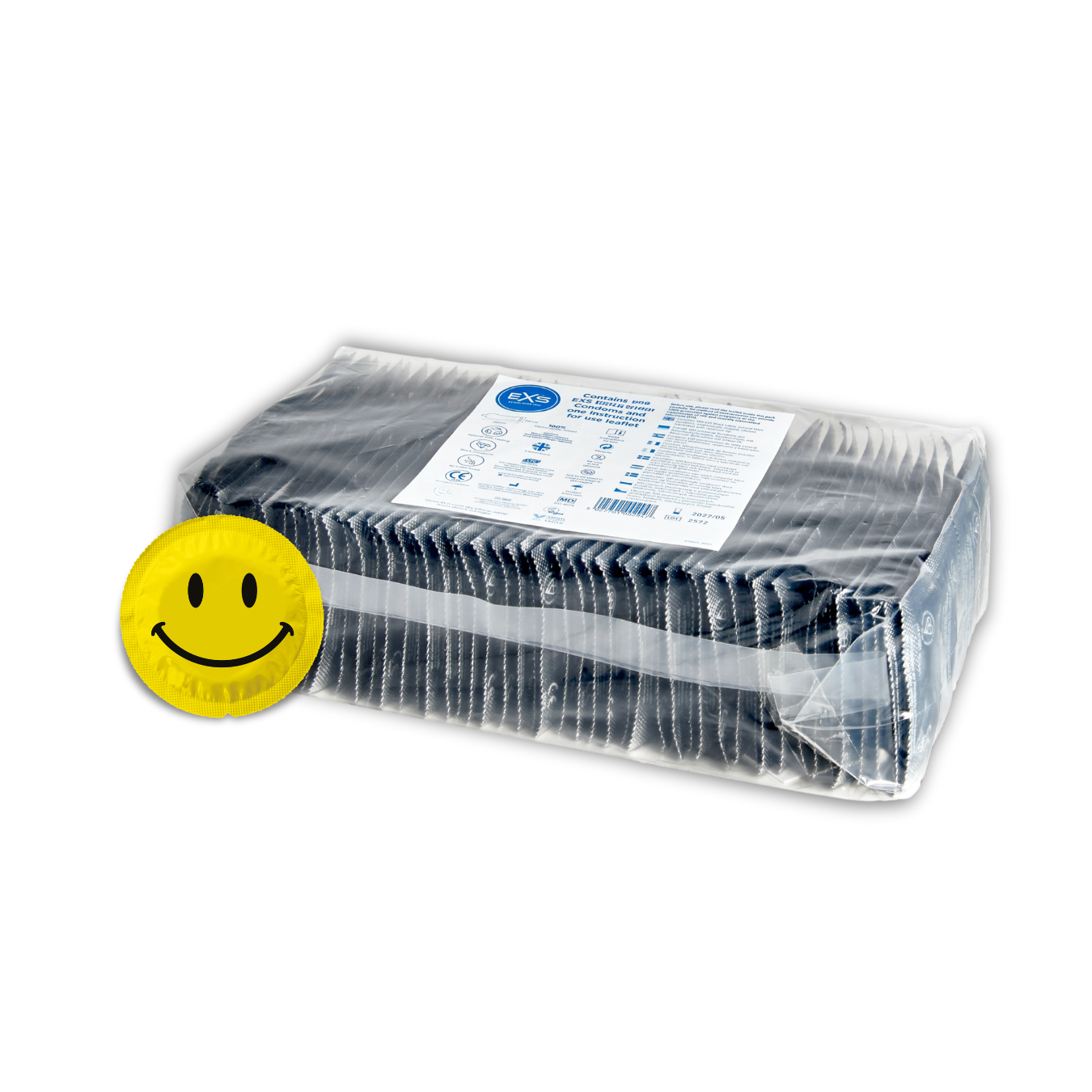 EXS Circular Smiley Face condoms (100pcs)