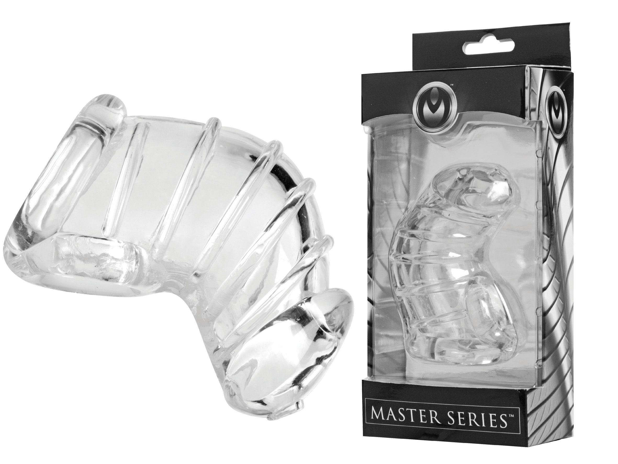 MASTER SERIES Detained Soft Body Chastity Cage