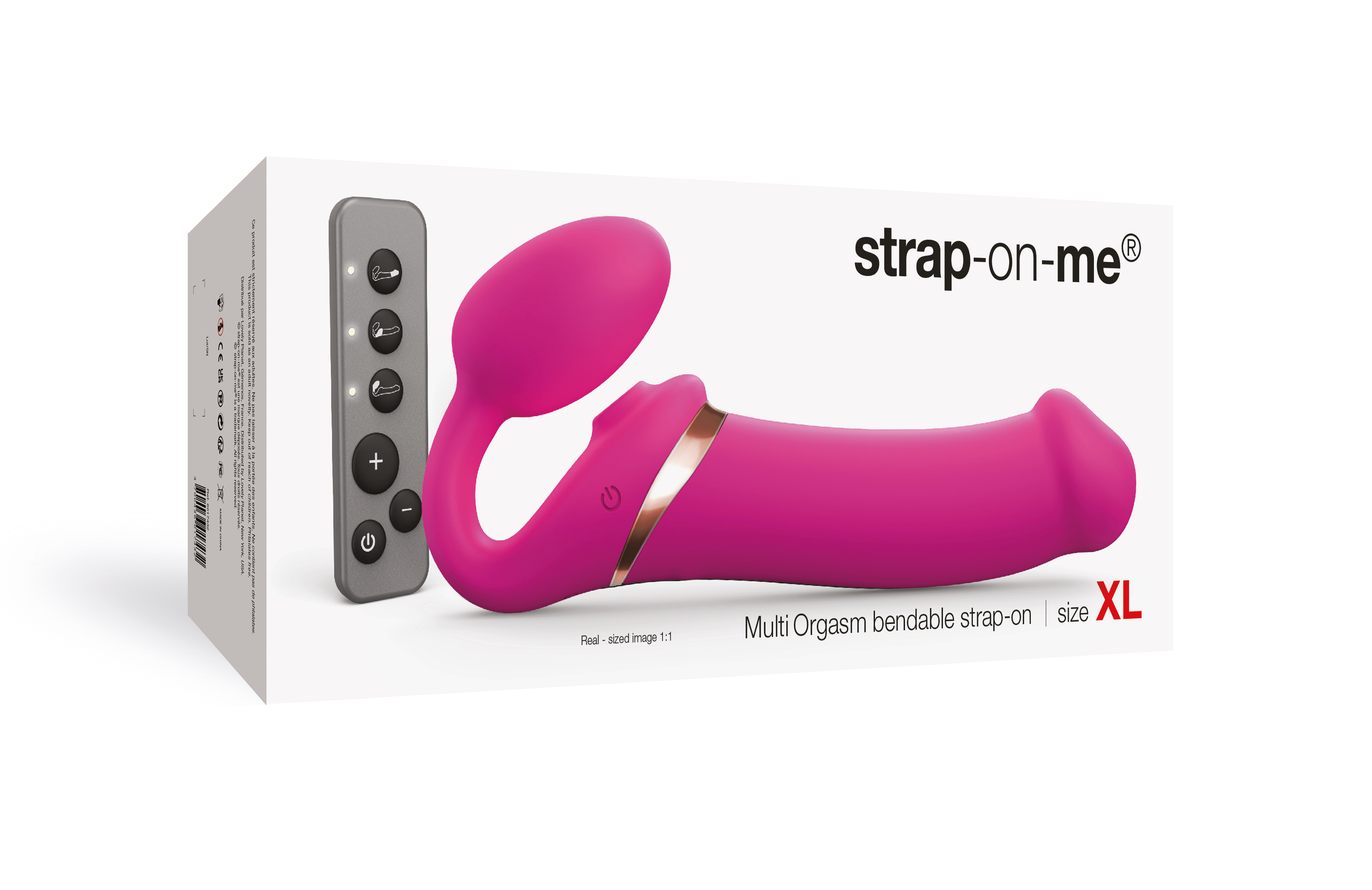 Strap-on-me Multi-Orgasm Bendable pink XL Strap-on-me Multi-Orgasm Bendable pink XL