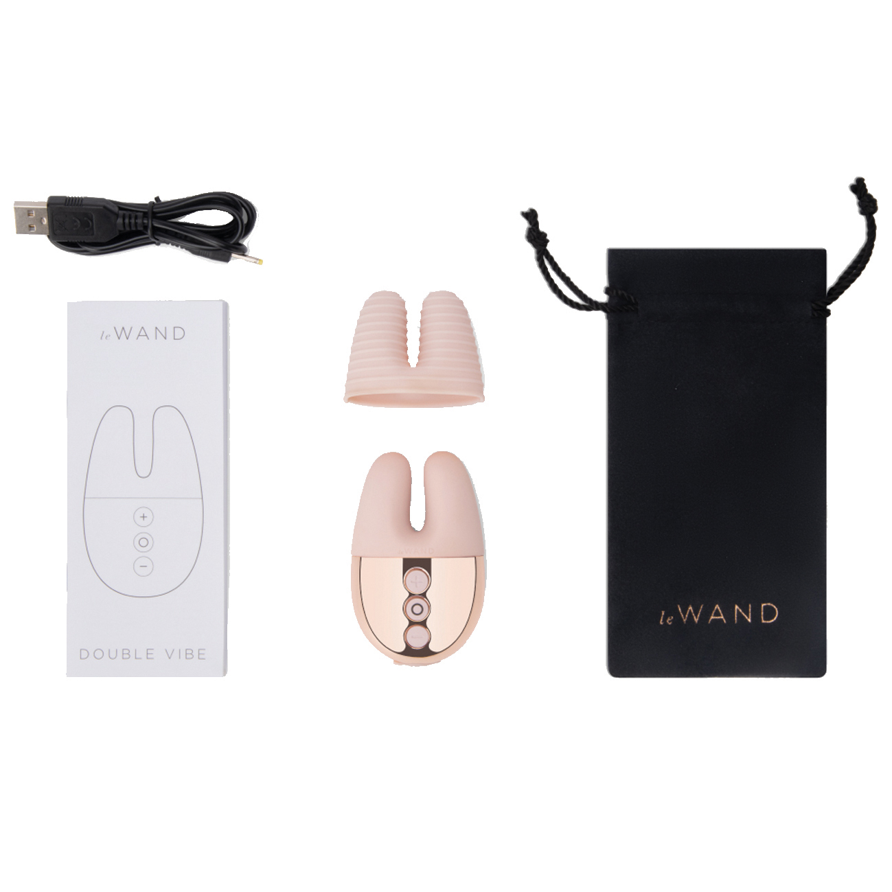 Le Wand Double Vibe Rose Gold