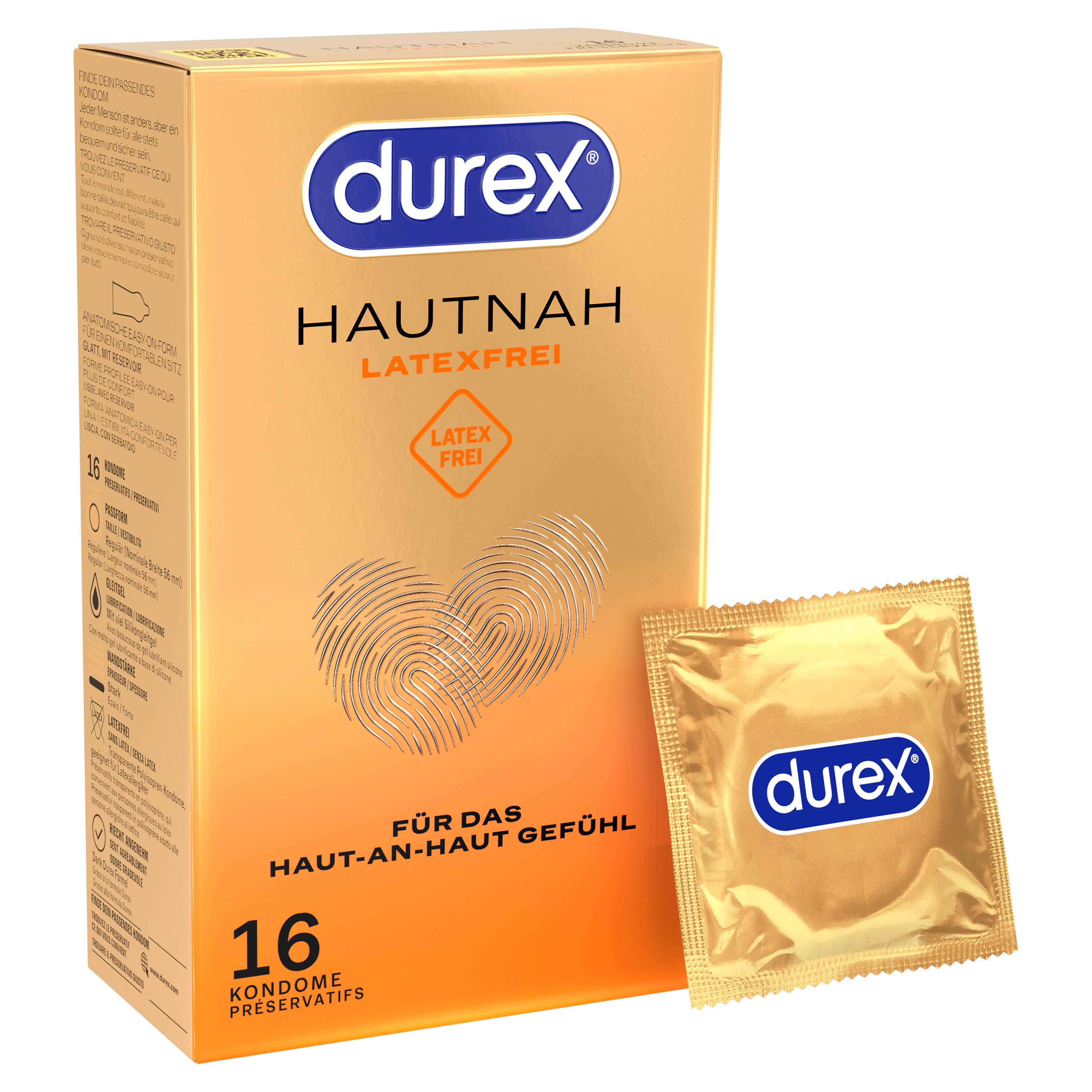 DUREX Hautnah Latexfrei 16 St.