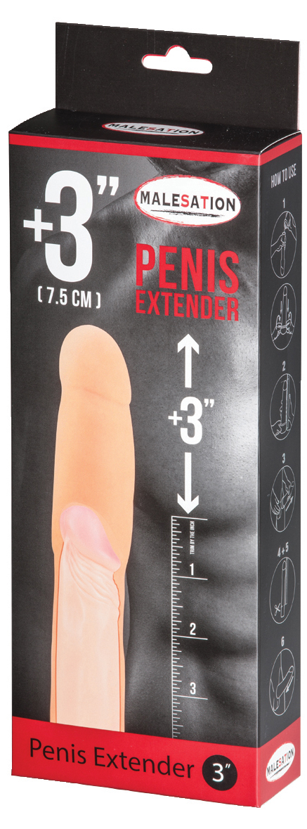 MALESATION Penis Extender 3"