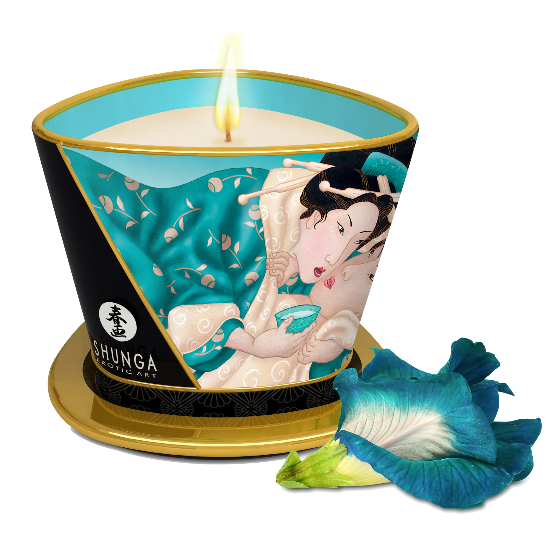 SHUNGA Massage Candle Island Blossoms 170ml