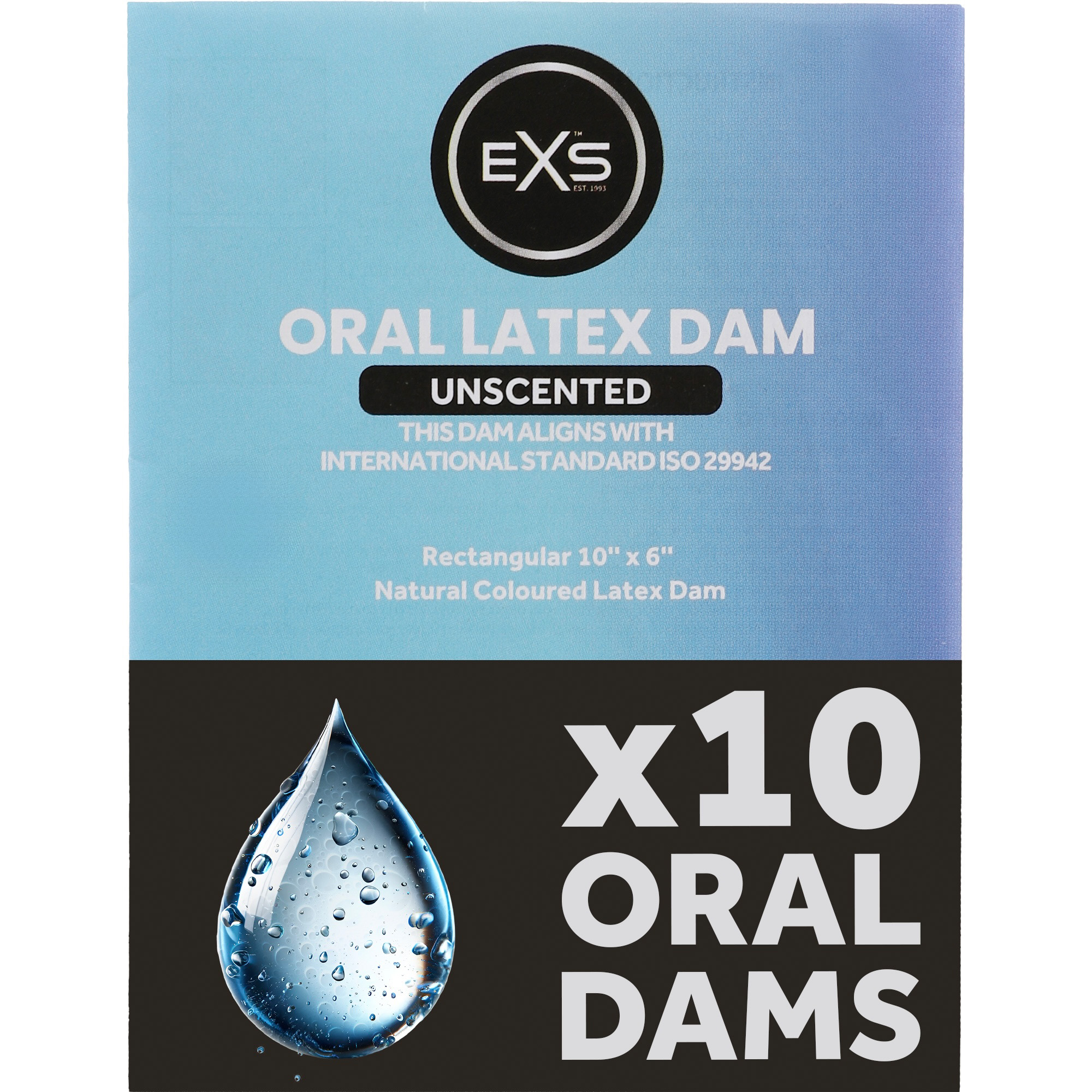 EXS Oral Dams Unscented (10pcs) 