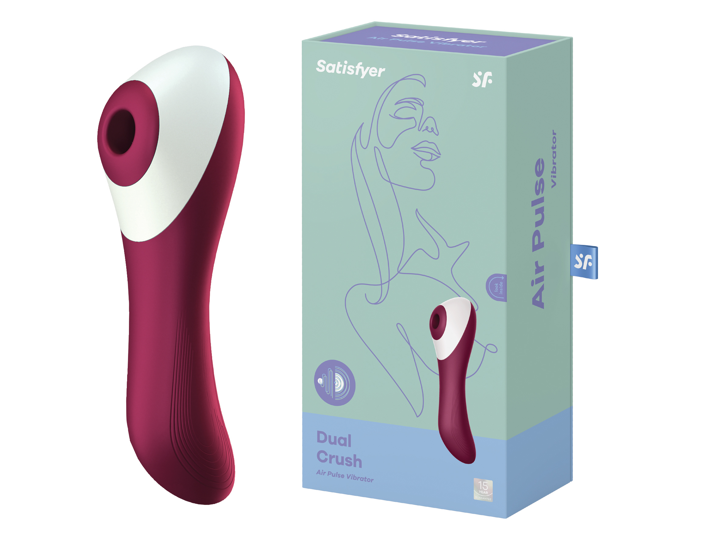 SATISFYER Dual crush violet