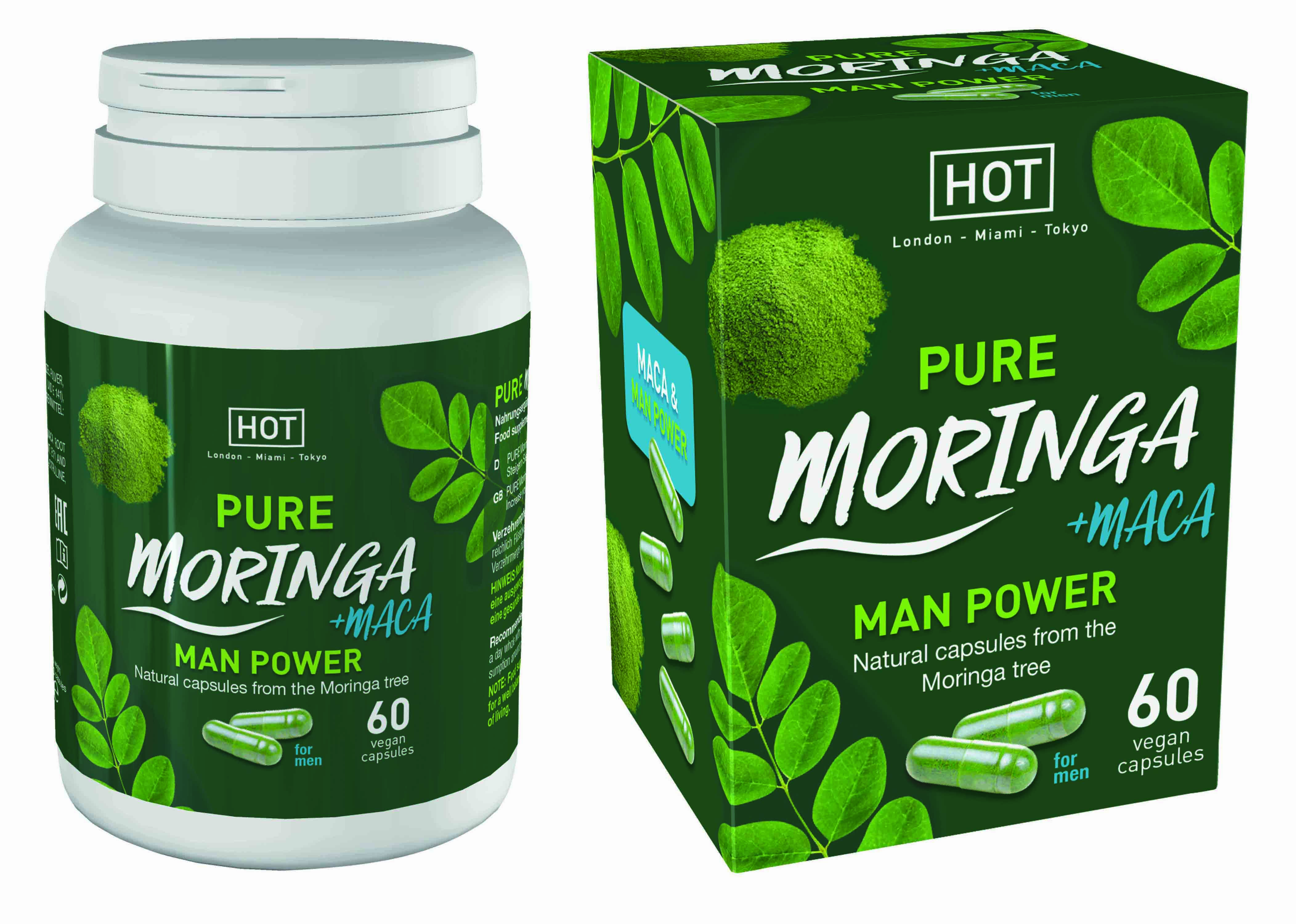 HOT BIO Moringa Man Power Caps 60 Stk.