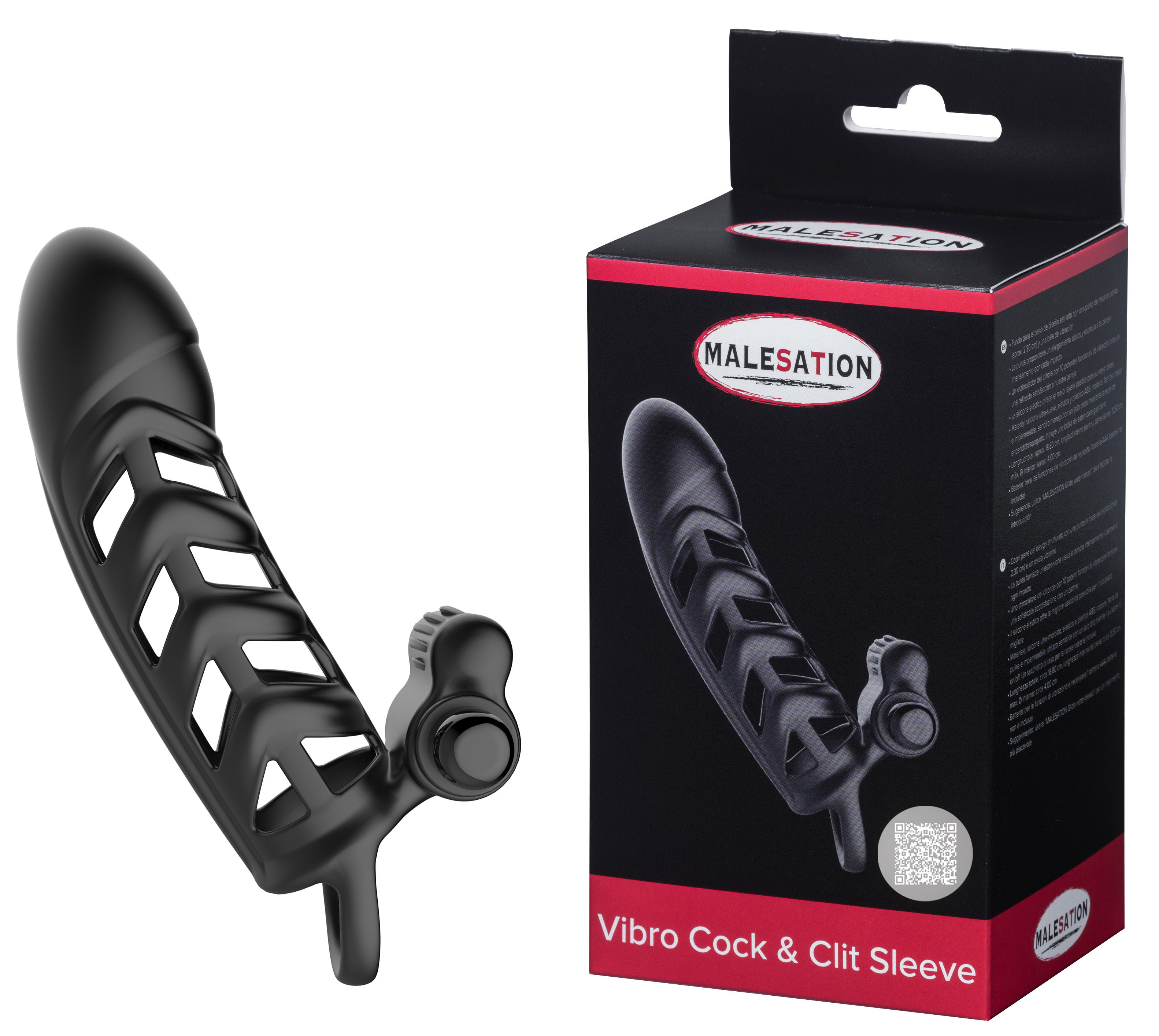 *MALESATION Vibro Cock & Clit Sleeve