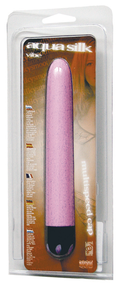 Aqua Silk Vibrator 15cm purple