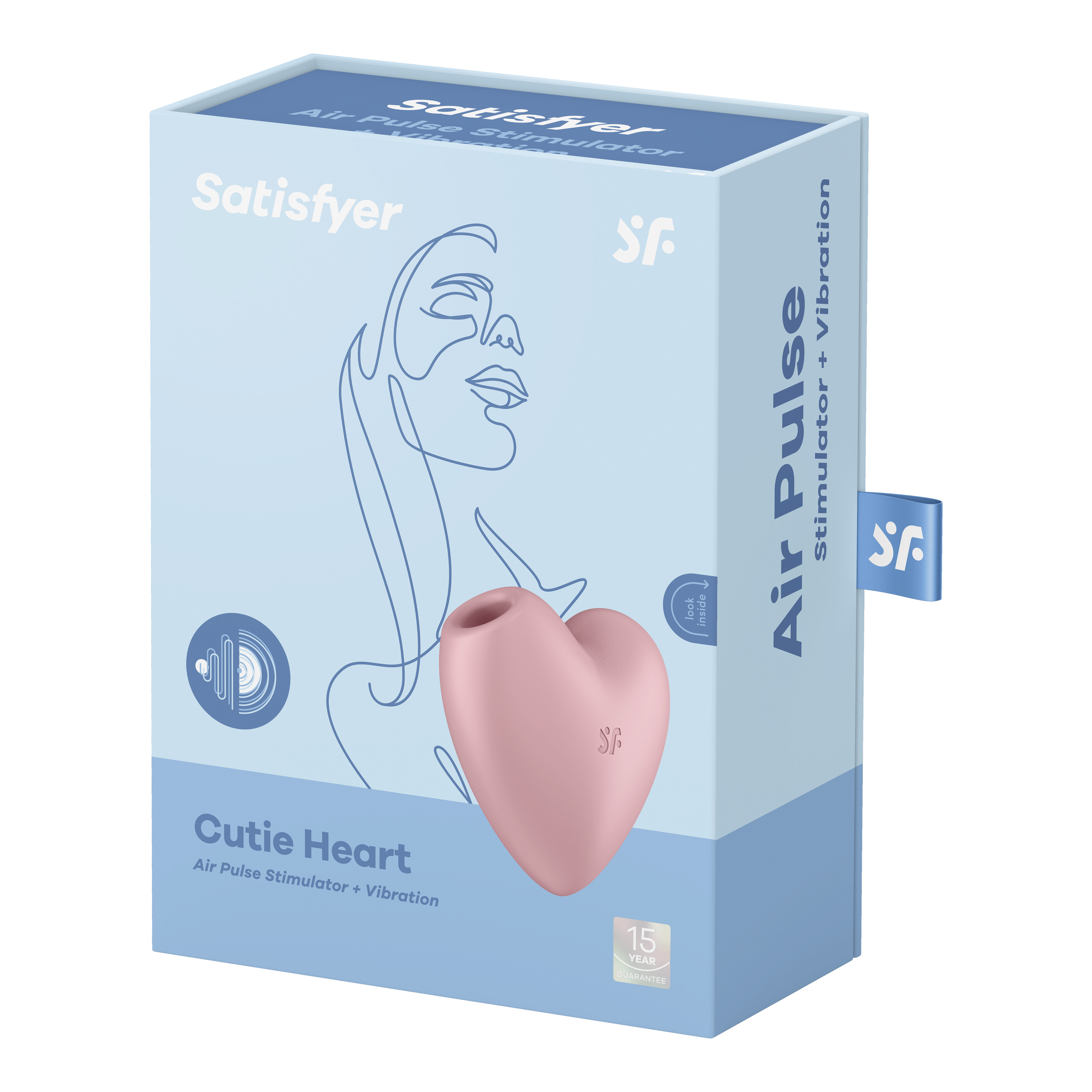 SATISFYER Cutie Heart light red