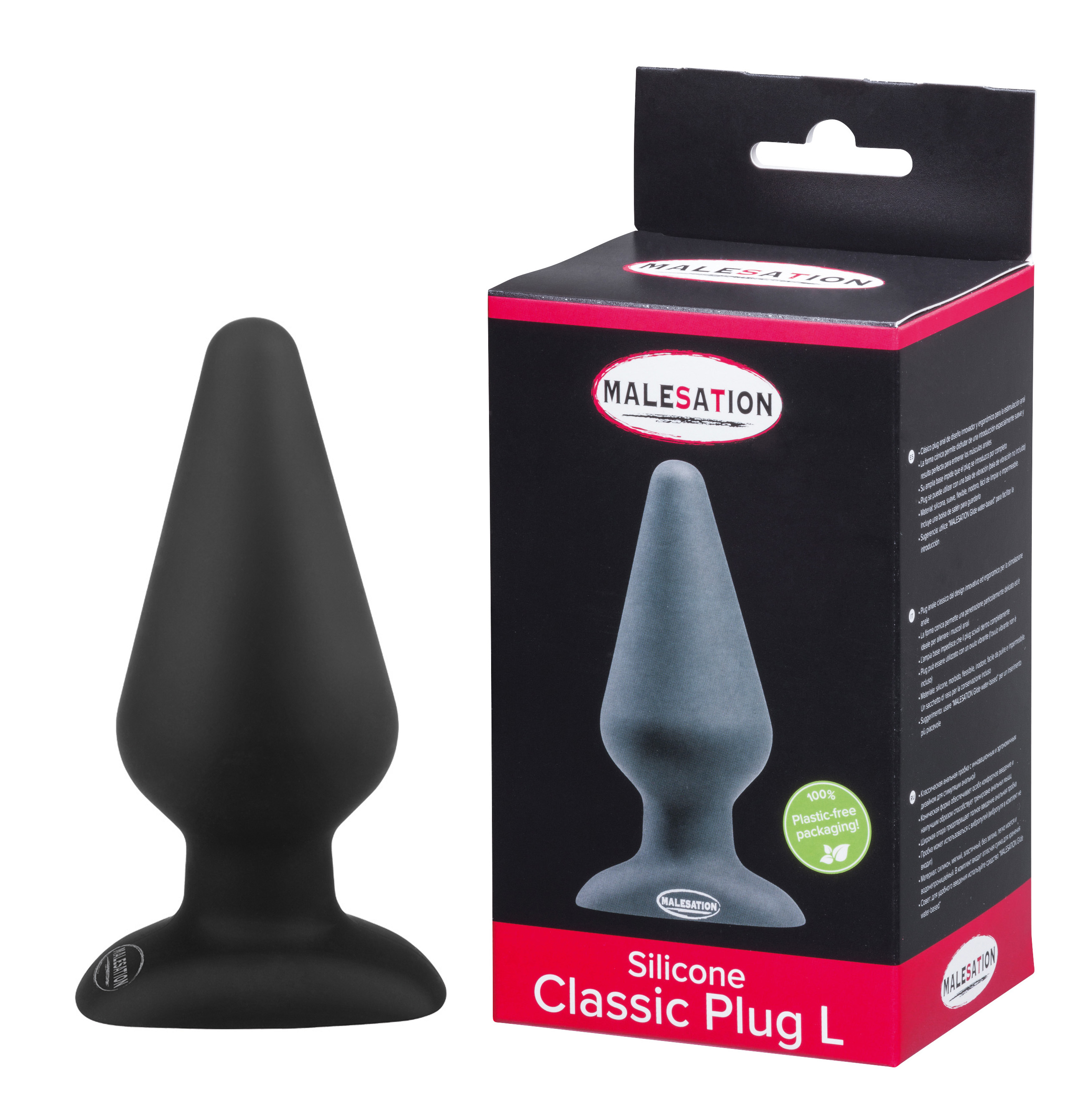 MALESATION Silicone Classic Plug L