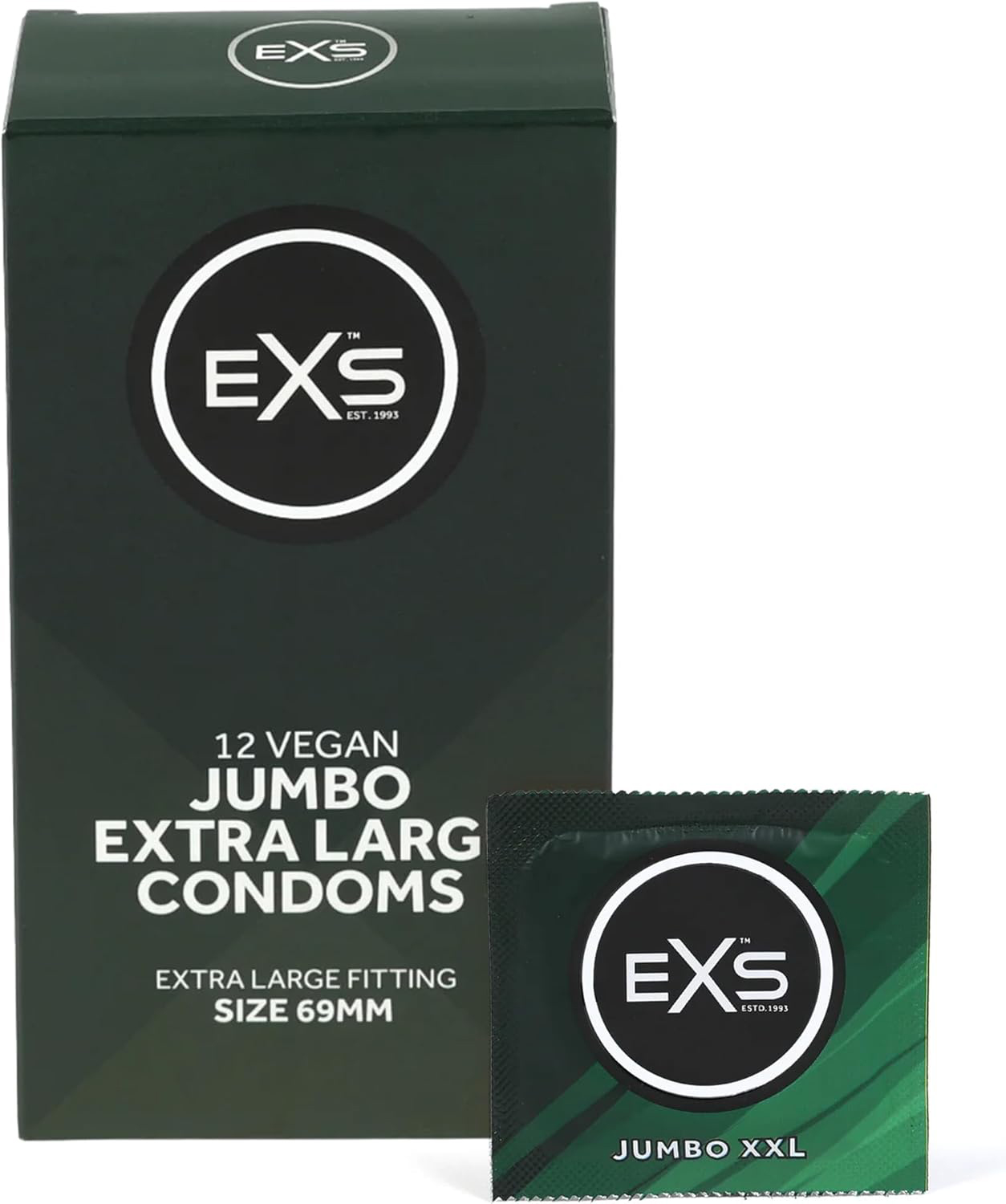 EXS Jumbo 69mm condoms (12pcs)