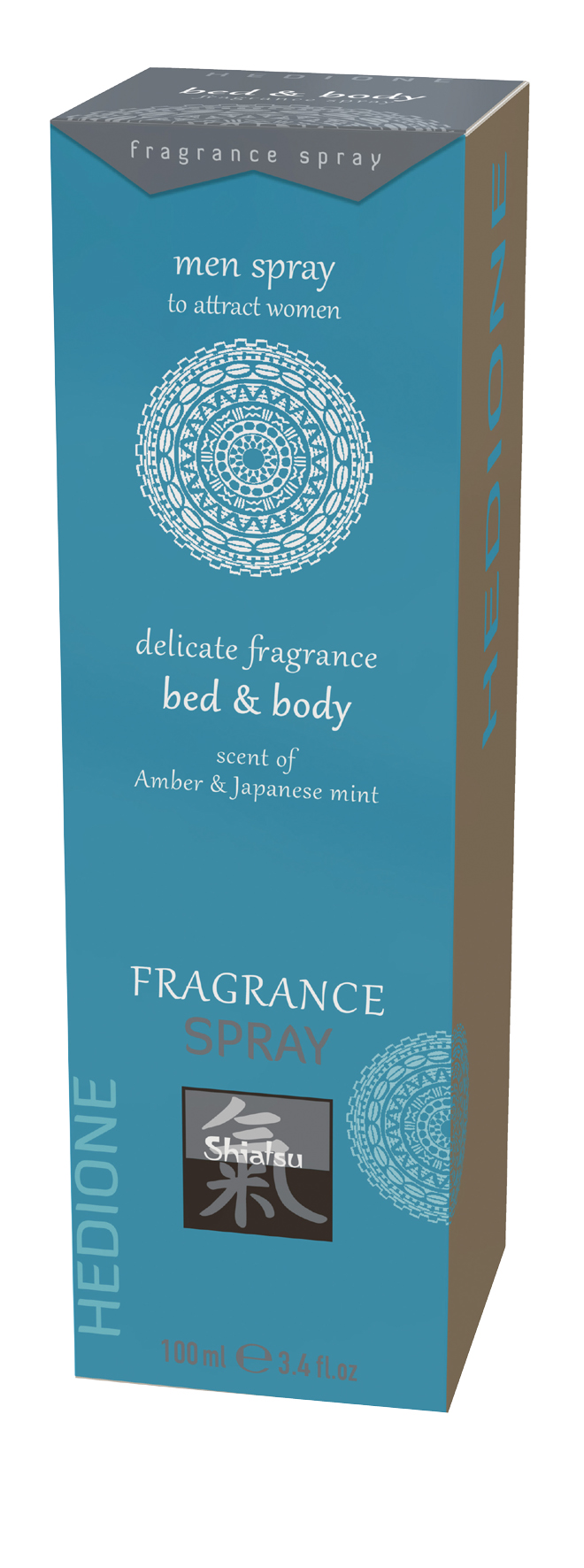 SHIATSU Bed & Body spray Pheromone - Amber & Japanese Mint 100ml