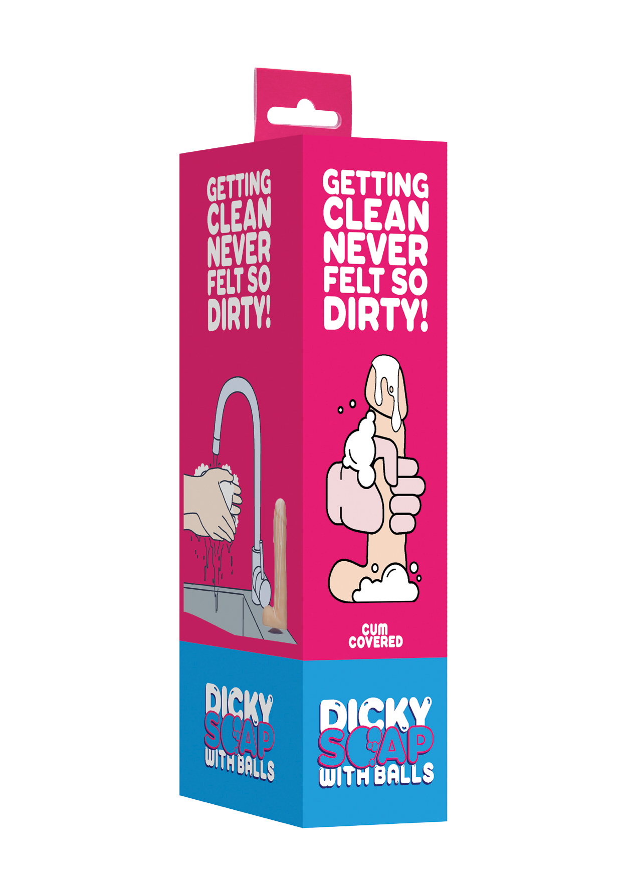 Dicky Soap With Balls - Cum Covered - Flesh