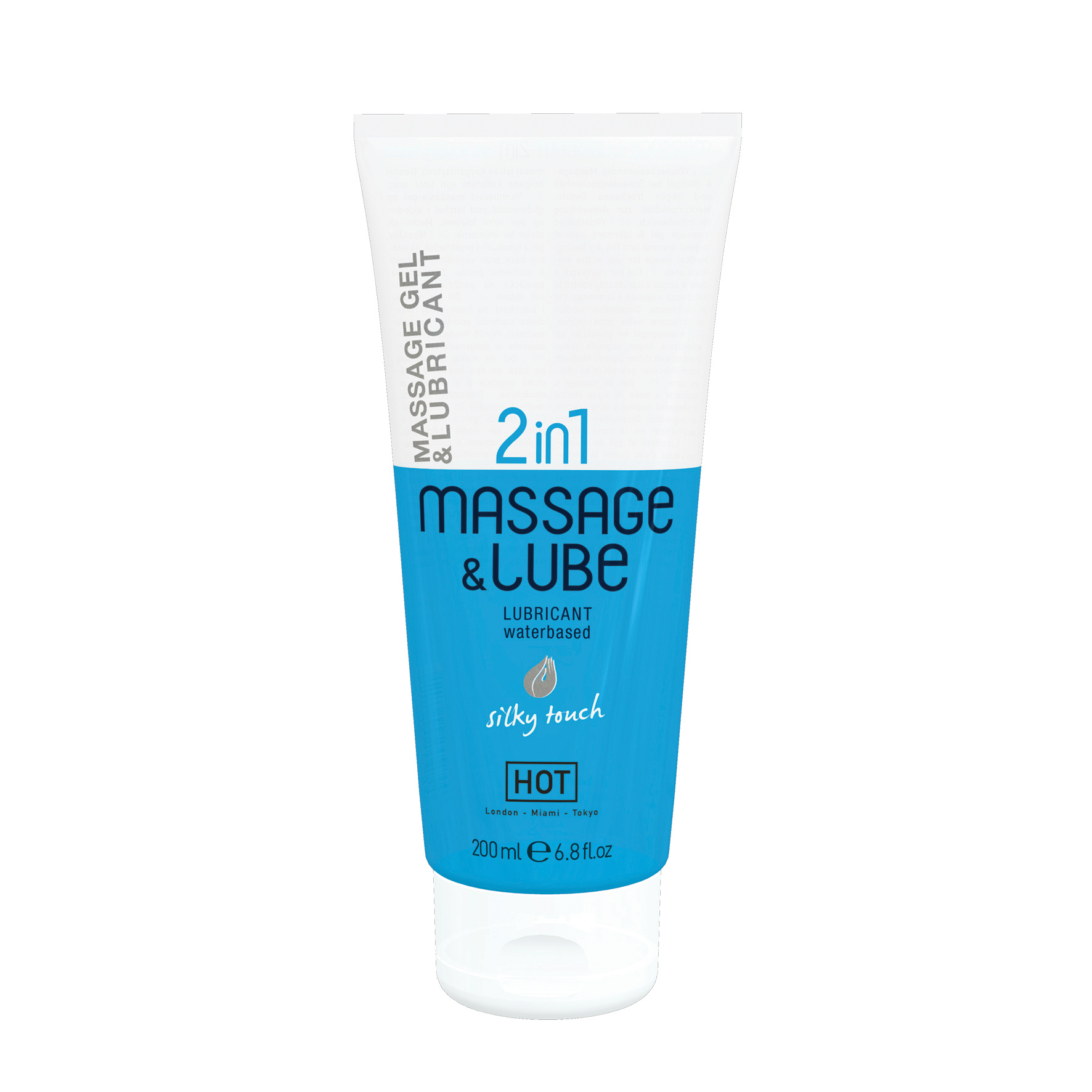 HOT 2in1 Massage & Lube Silky touch 200ml