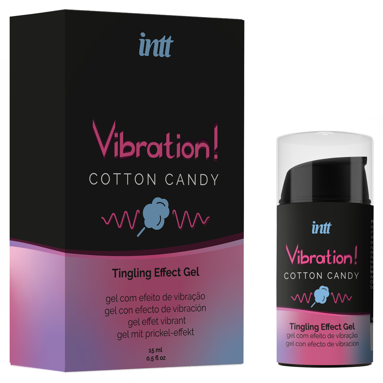 intt Liquid Vibration Cotton Candy 15ml