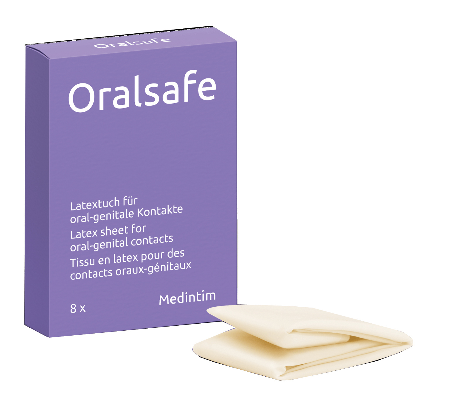 MEDintim ORALsafe Latex-Tücher Vanille