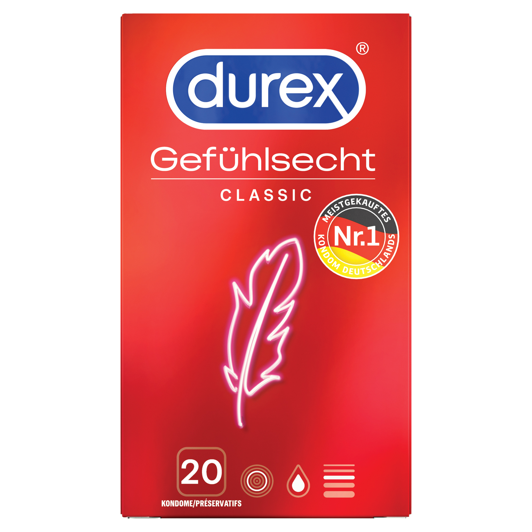 DUREX Gefühlsecht Classic 20 St.