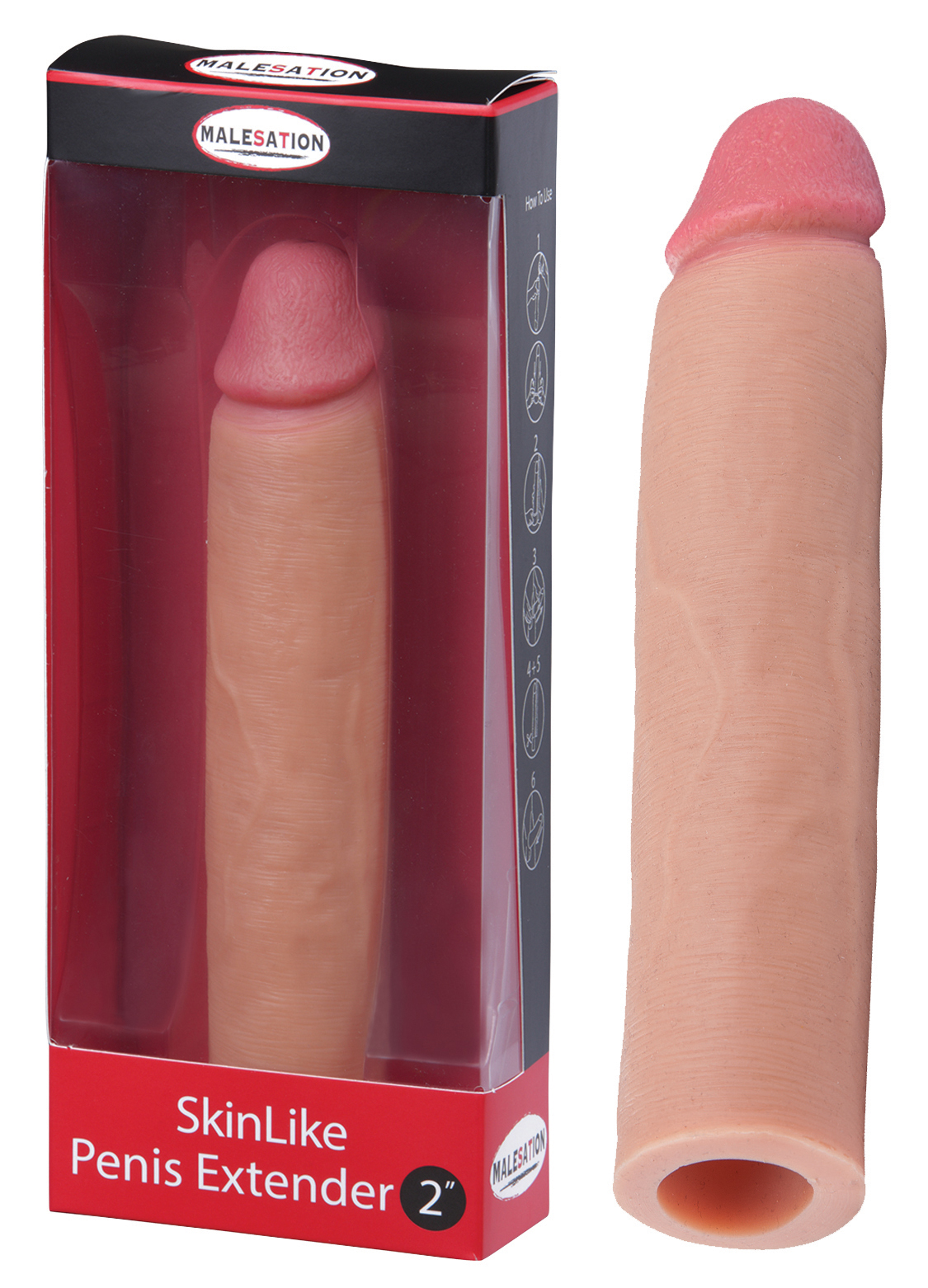 MALESATION SkinLike Penis Extender 2"