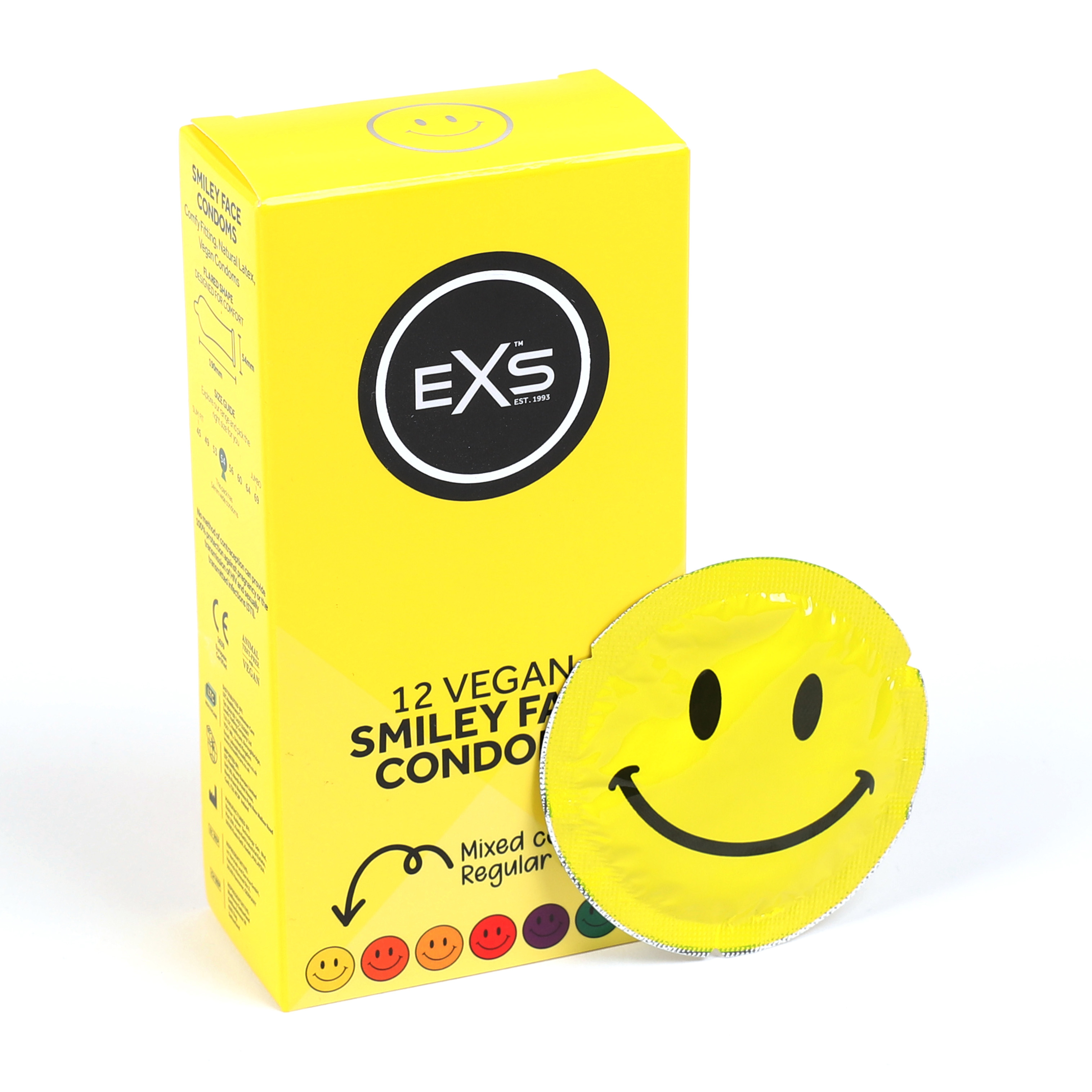 EXS Circular Smiley Face condoms (12pcs)