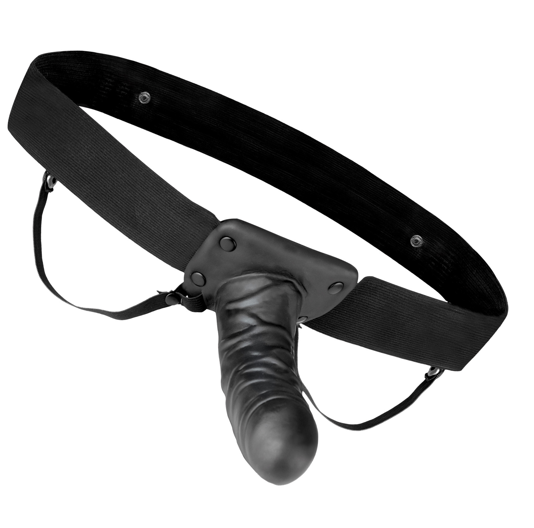 LUX FETISH Unisex Vibrating Hollow Strap-On