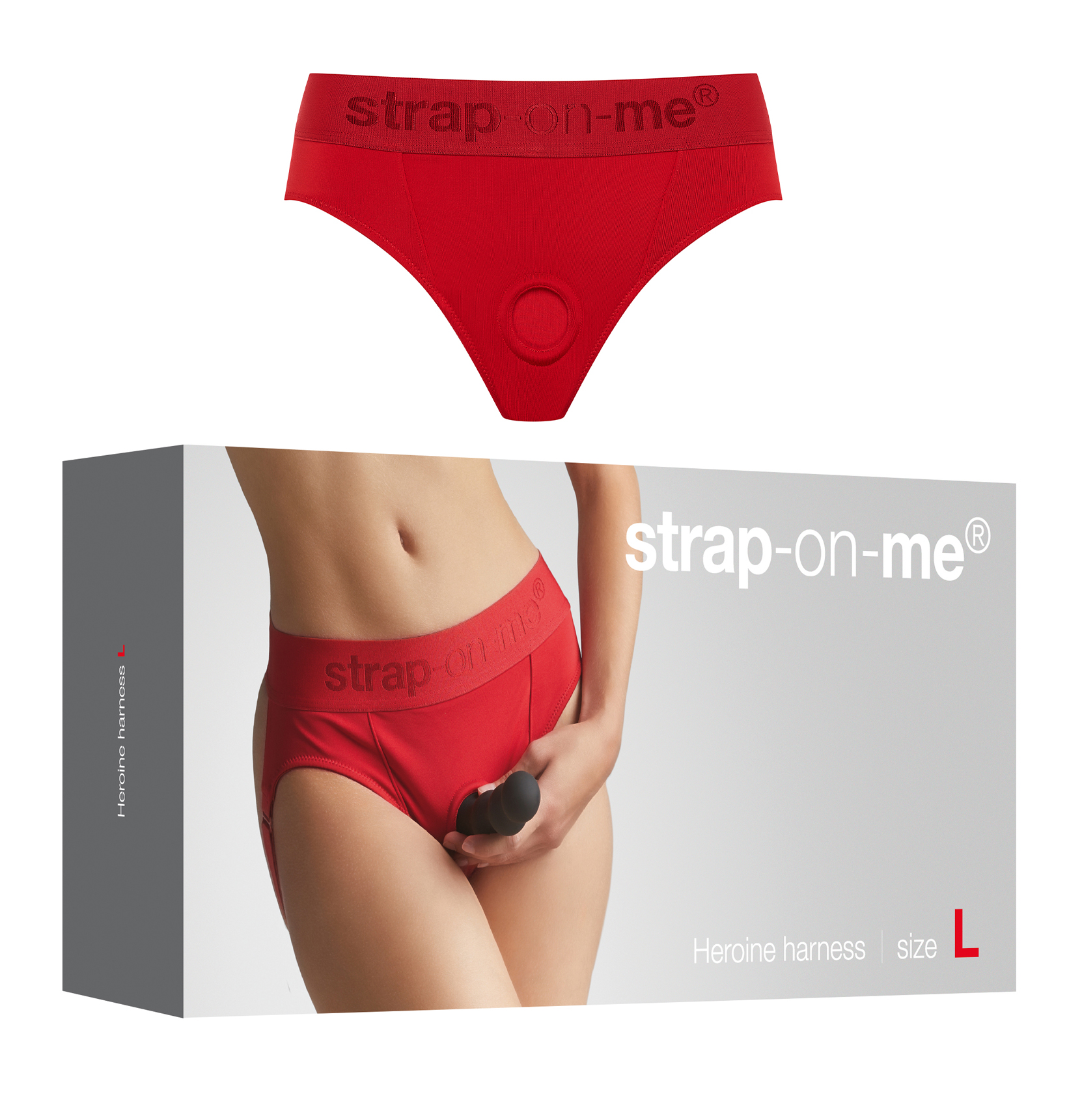 Strap-on-me Heroine Harness red L Strap-on-me Heroine Harness red L