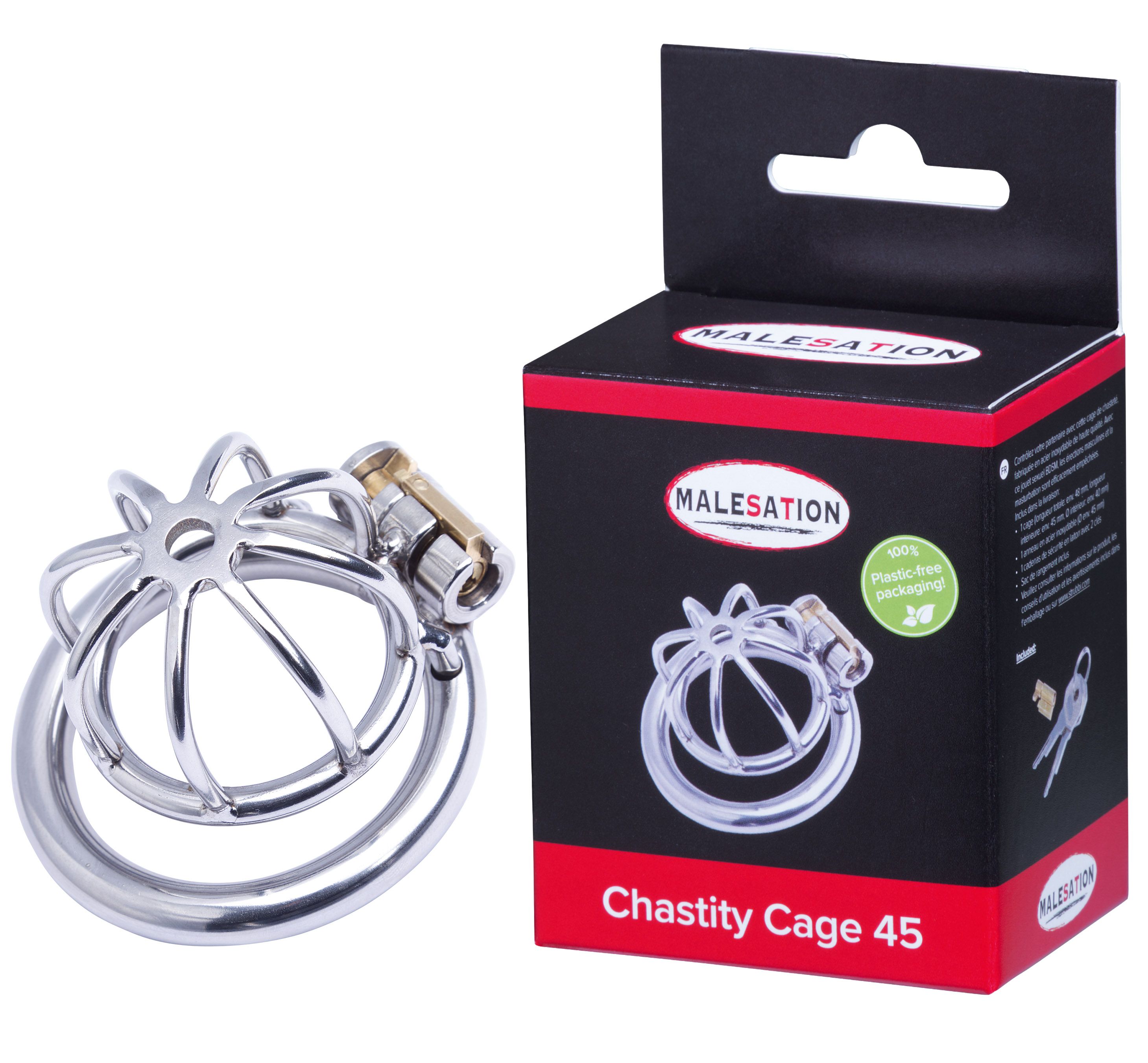 MALESATION Chastity Cage 45
