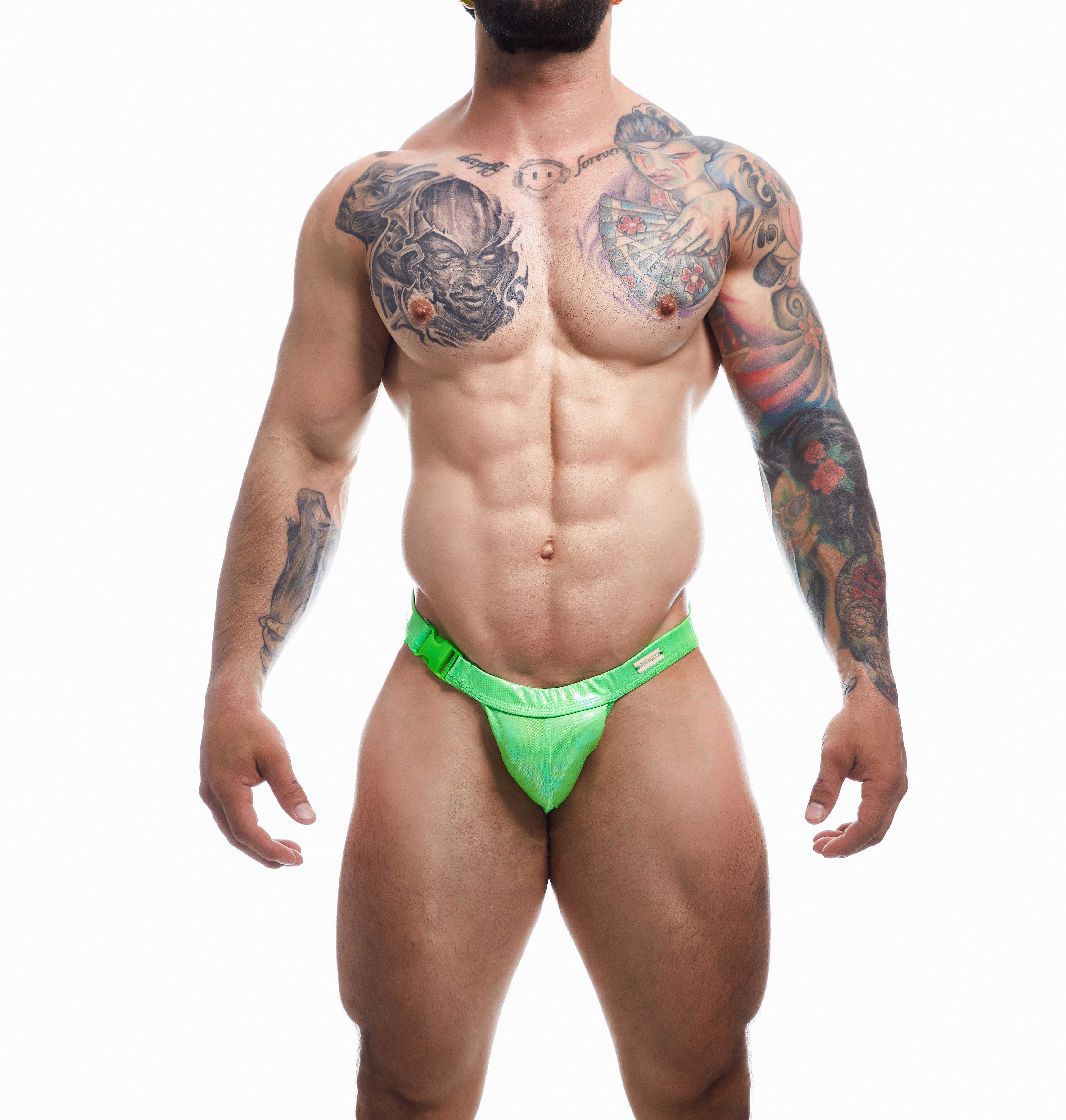 *C4M Emerald Clip Tanga Brief Green M