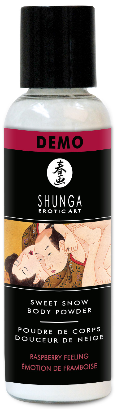 SHUNGA Edible Body Powder Raspberry 60g TESTER