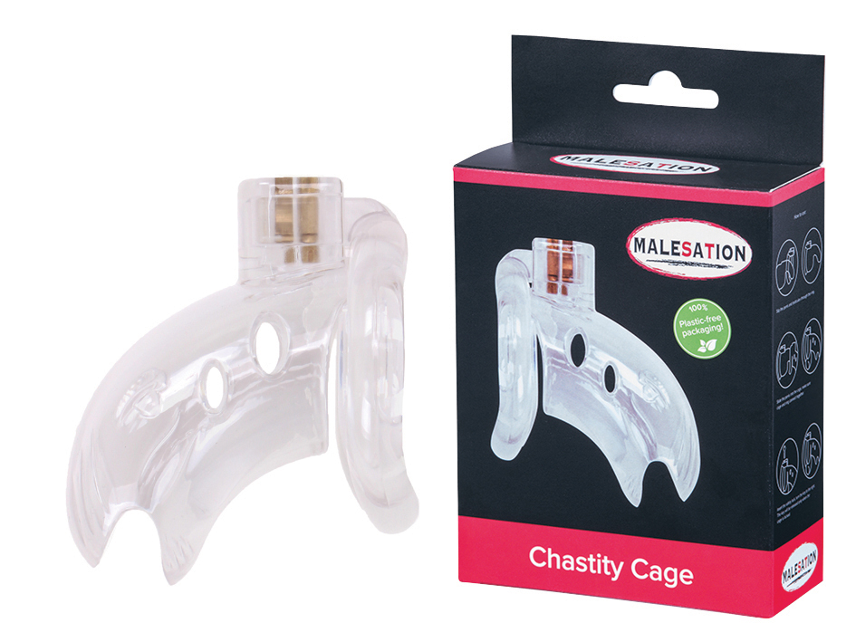 700000257806mk7tps46ojG6d MALESATION Chastity Cage transparent