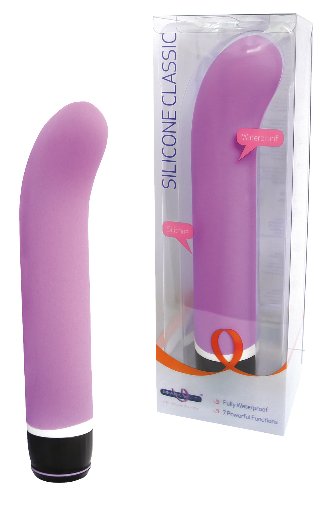 SEVEN CREATIONS Silicone Classic G-Vibe purple