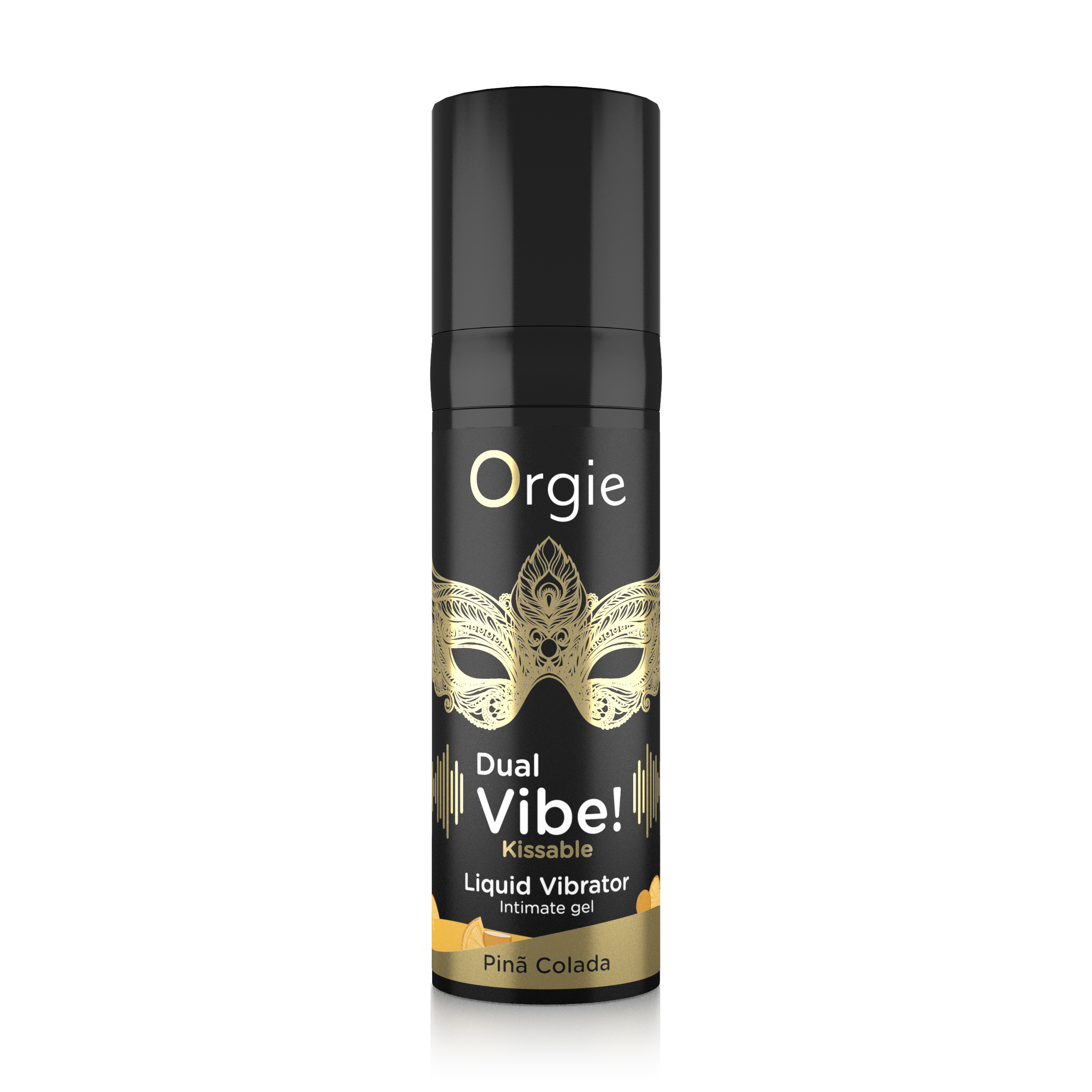 ORGIE Dual Vibe! Pina Colada Kissable Liquid Vibrator