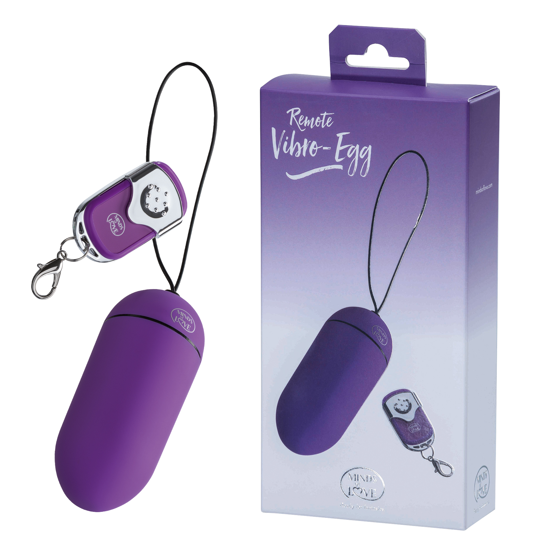 MINDS of LOVE Remote Vibro-Egg lila