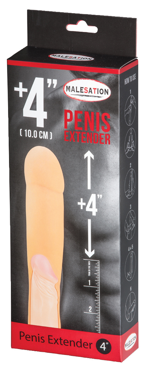 MALESATION Penis Extender 4"
