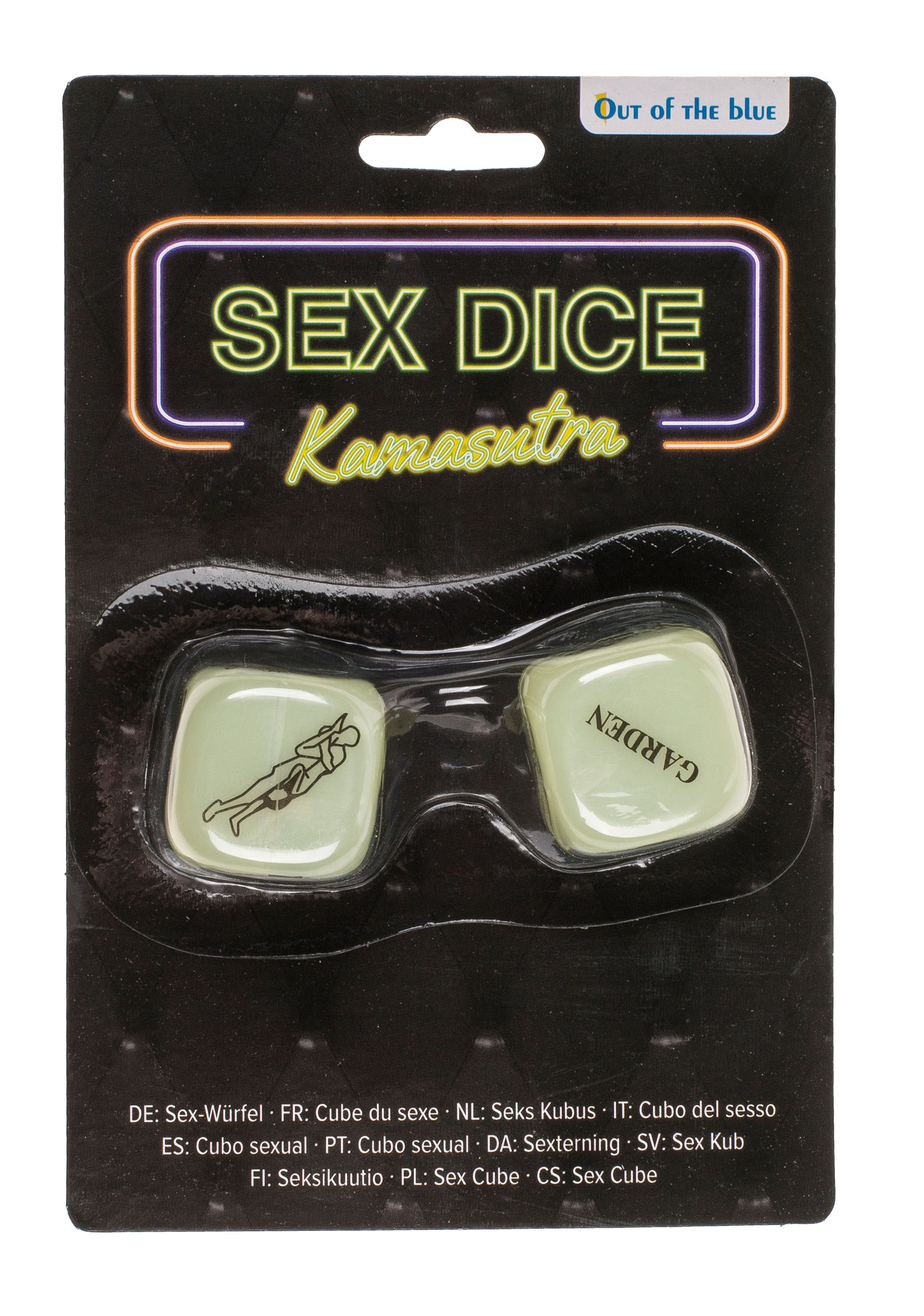 Liebes-Würfel Kamasutra GLOW-IN-THE-DARK