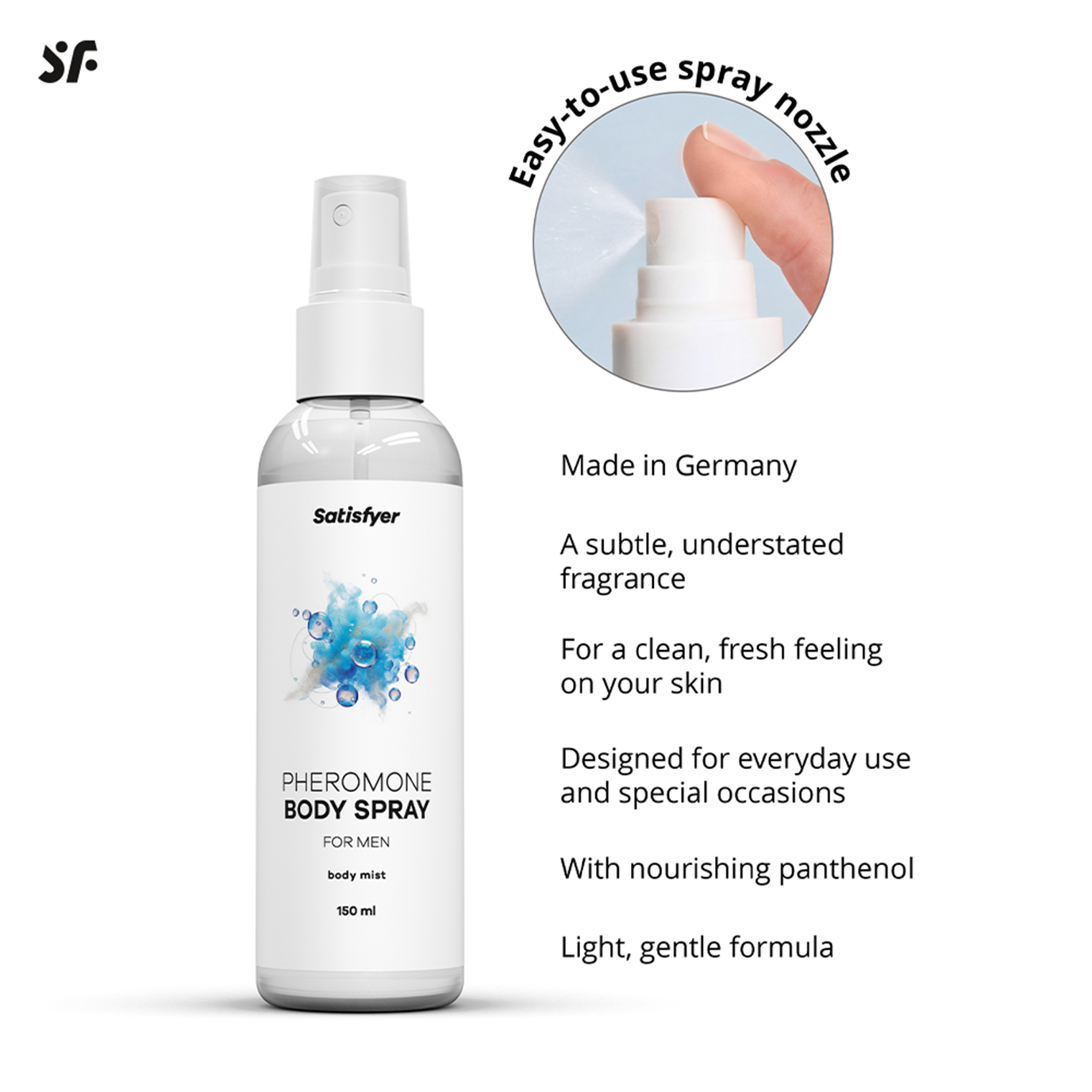 SATISFYER Pheromones Body Spray Men 150 ml