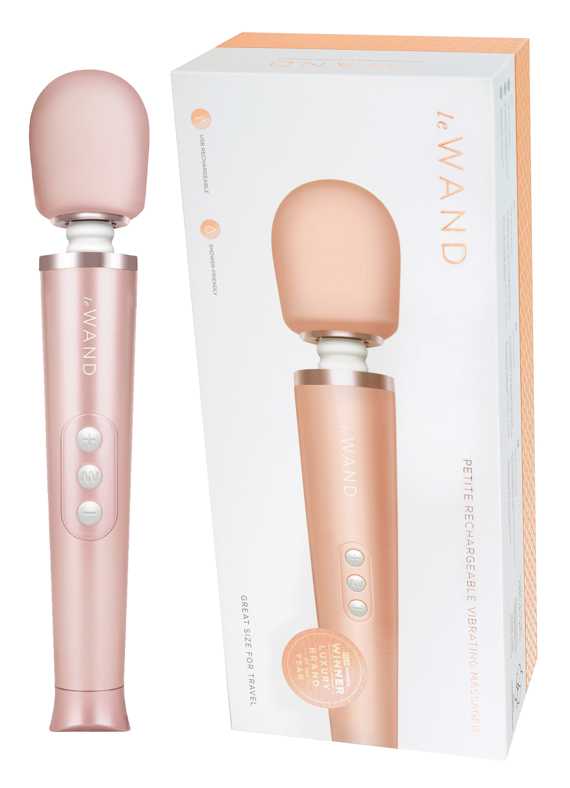 Le Wand Petite Rose Gold rechargeable massager